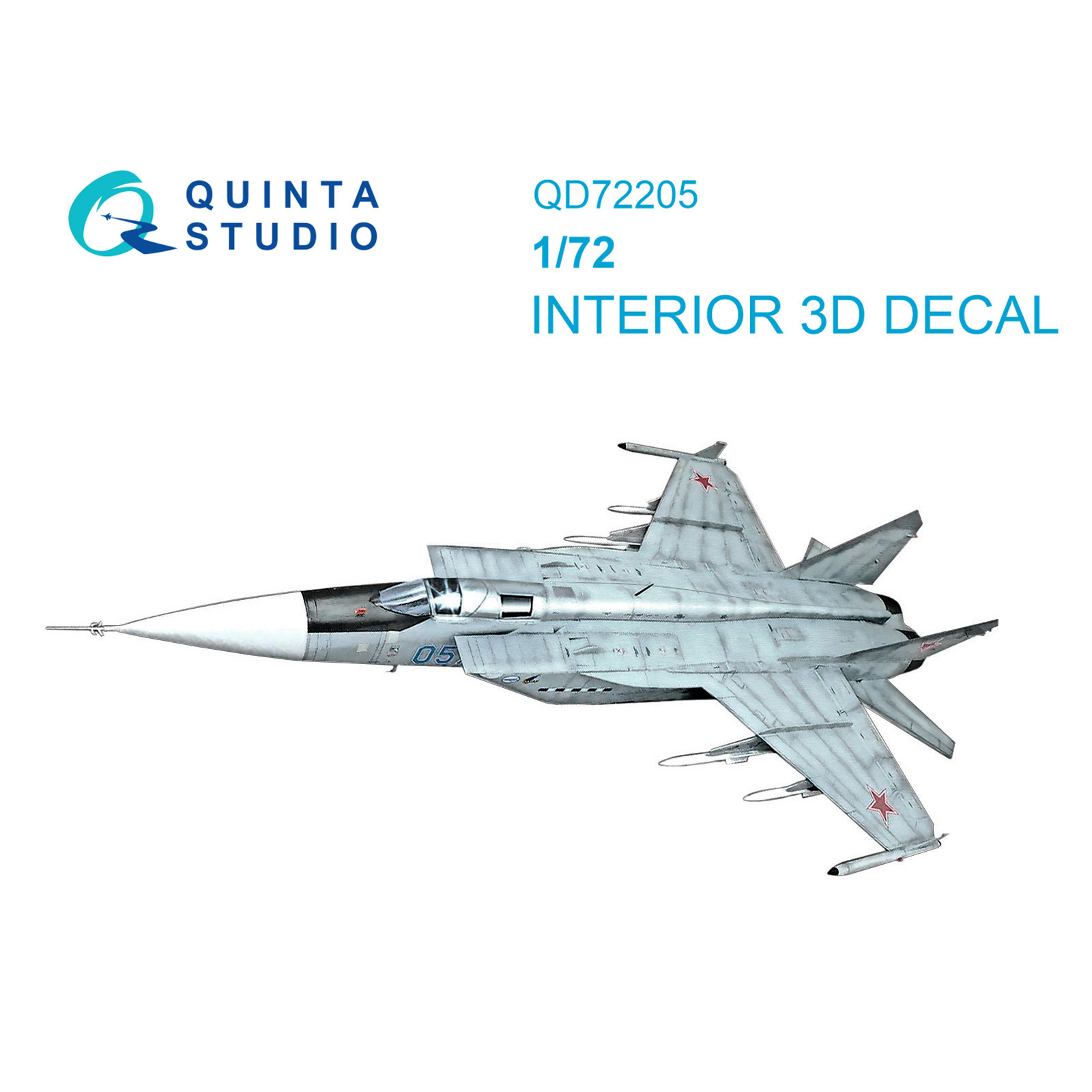 QD72205 Quinta Studio 1/72 3D Декаль интерьера кабины М-31М (Трубач)