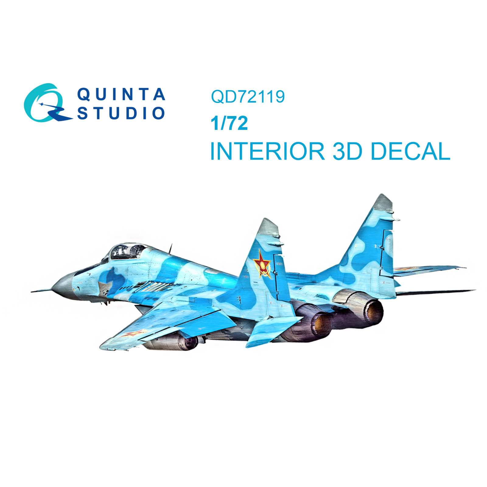 QD72119 Quinta Studio 1/72 3D Декаль интерьера кабины М-29 9-12 (Трубач)