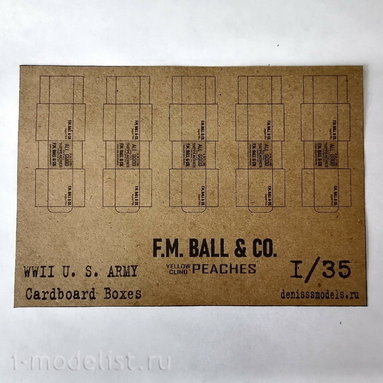 DMS-06035 ДМС 1/35 Картонные коробки армии США времен Второй мировой войны
