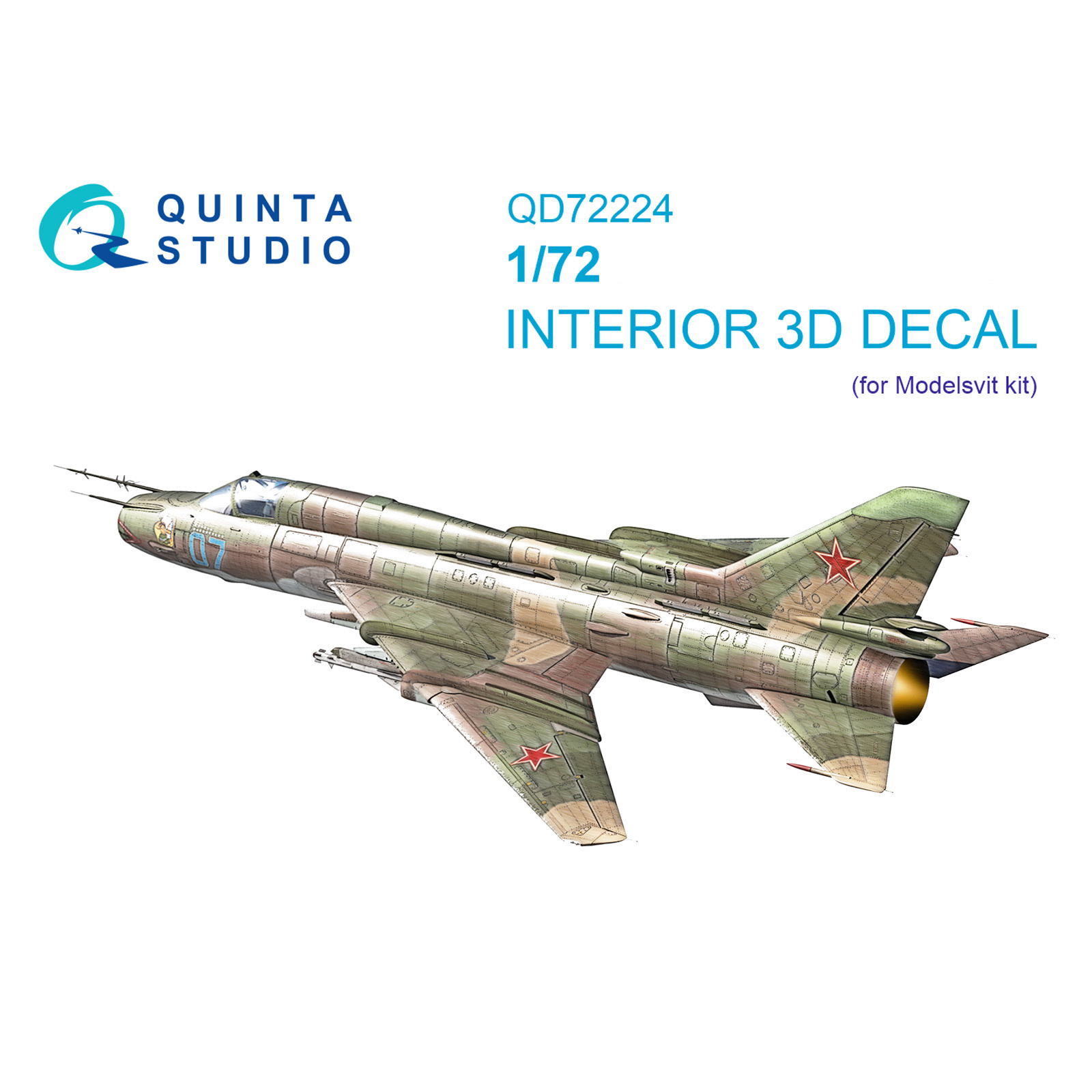 QD72224 Quinta Studio 1/72 3D Декаль интерьера кабины С-17М4/С-22М4 (Modelsvit)