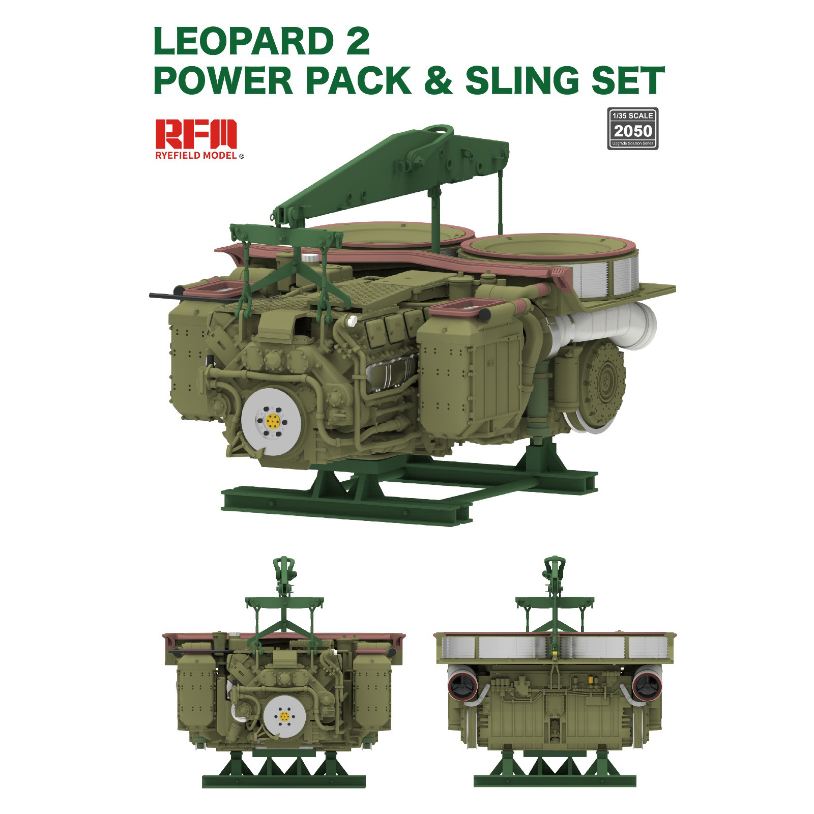 RM-2050 Rye Field Model 1/35 Набор дополнений для модели танка Леопард 2A6 / Powerpack & Sling Set