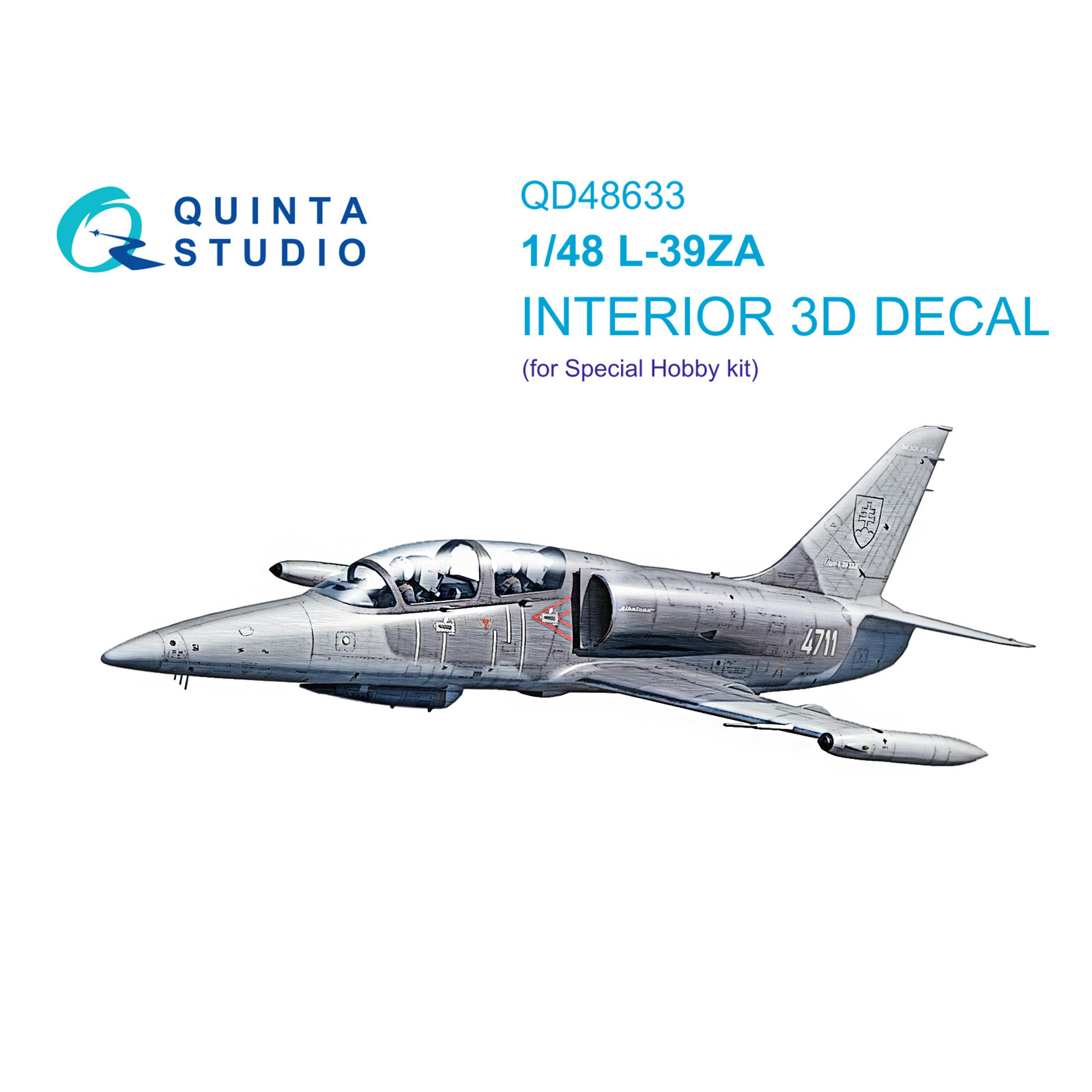 QD48633 Quinta Studio 1/48 3D Декаль интерьера кабины L-39ZA (Special Hobby)
