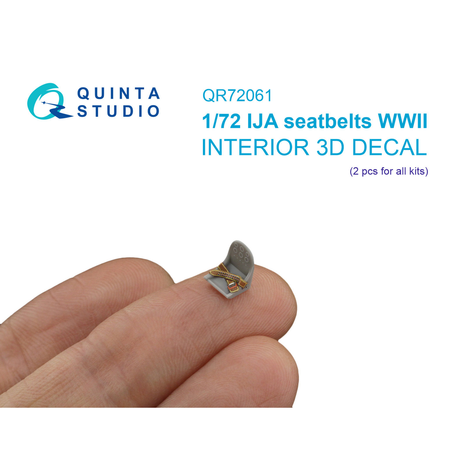 QR72061 Quinta Studio 1/72 Комплект ремней для самолета ВВС Японии, ВМВ (2 шт)