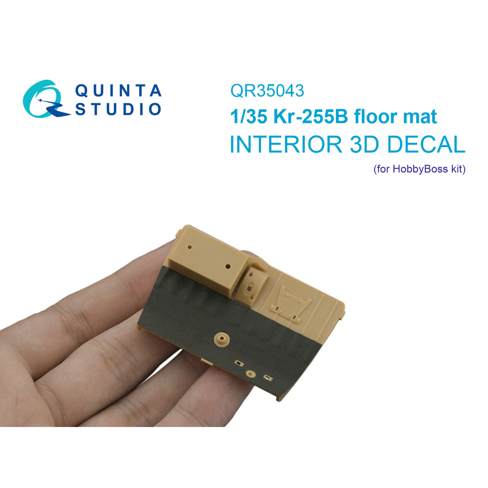 QR35043 Quinta Studio 1/35 Коврик напольный для Кр-255Б (HobbyBoss)
