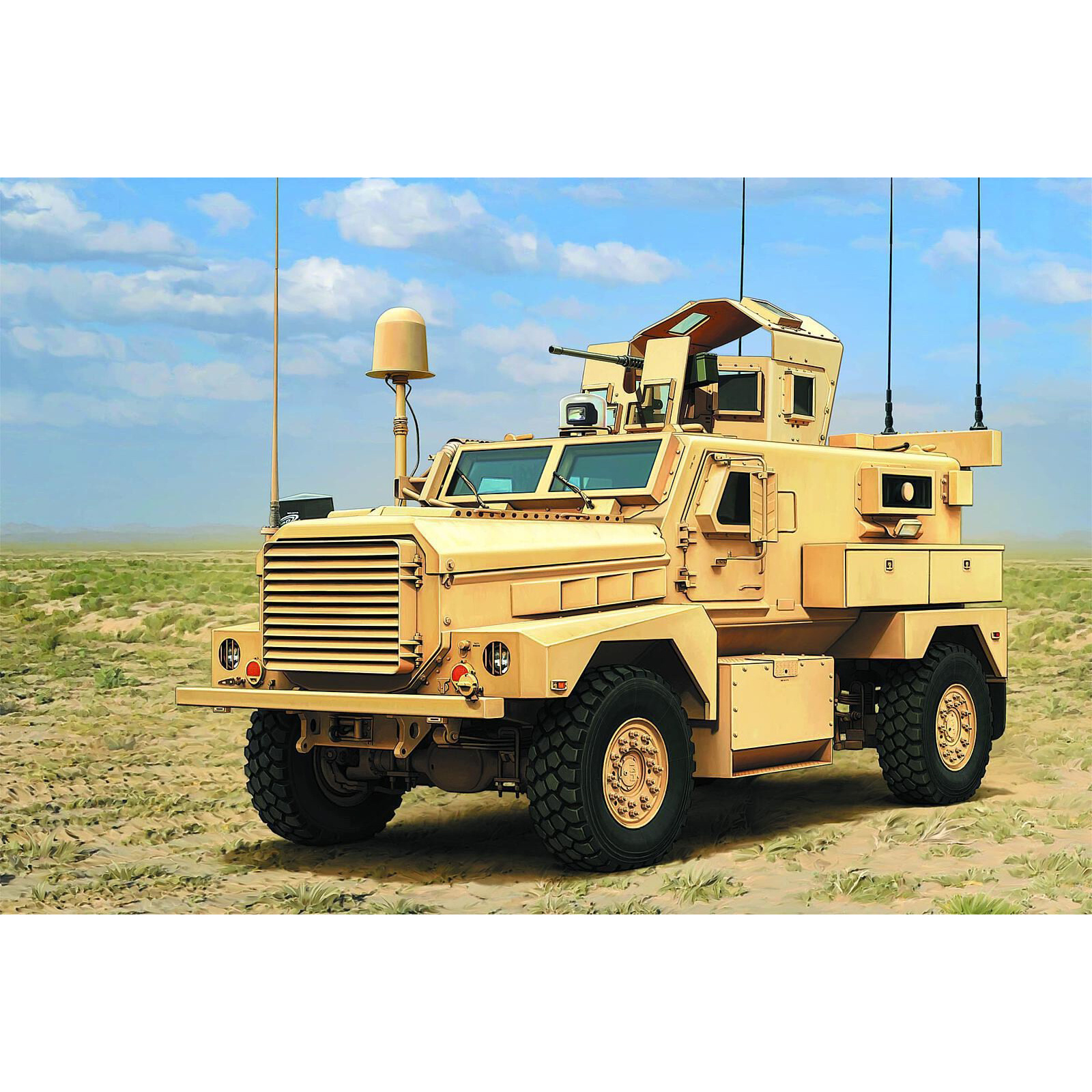 80156 Hobbyboss 1/35 Американская бронемашина Cougar 4X4 MRAP