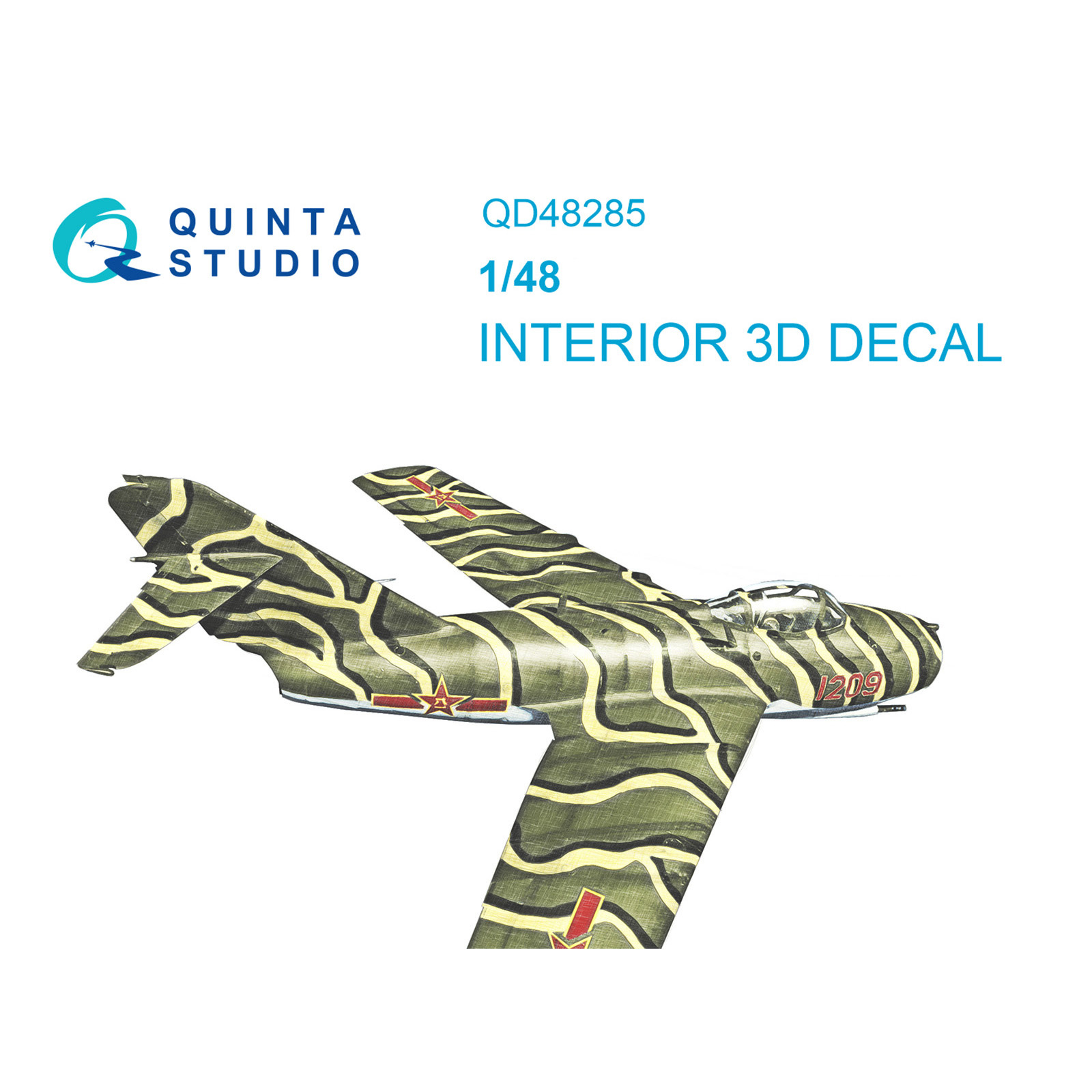 QD48285 Quinta Studio 1/48 3D Декаль интерьера кабины MiGG-15бис (Трубач)
