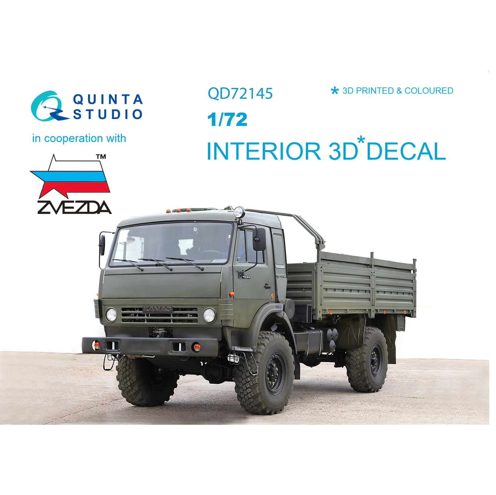 QD72145 Quinta Studio 1/72 3D Декаль интерьера кабины для модели Звезда арт. 5074