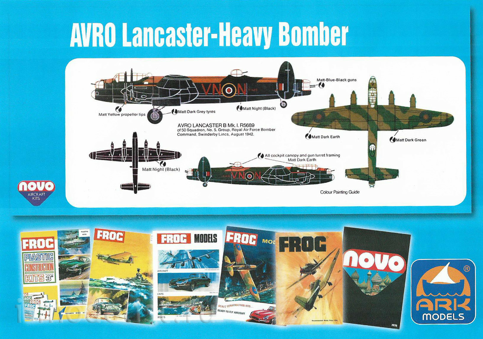 96001 ARK-models 1/96 Тяжёлый бомбардировщик «Ланкастер»