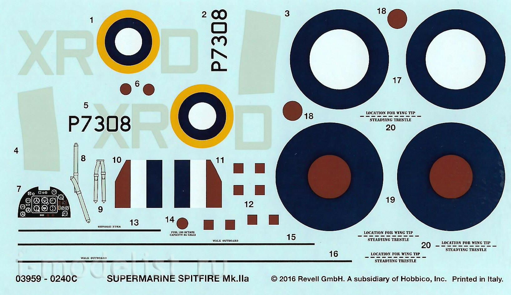 03959 Revell 1/48 Supermarine Spitfire Mk.II