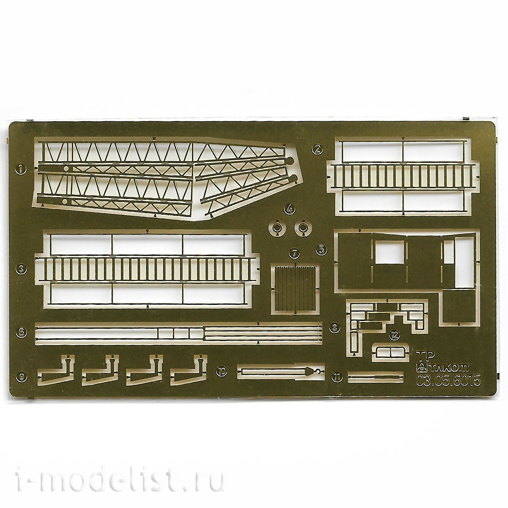 6015 Takom 1/350 Пирс плавучего моста + 8 вспомогательных судов