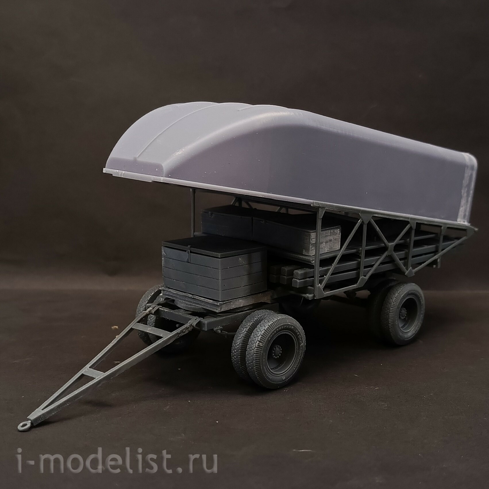 DMS-35267 ДМС 1/35 Прицеп Литер А1 тракторного тяжелого понтонного парка Н2П обр. 1940 г