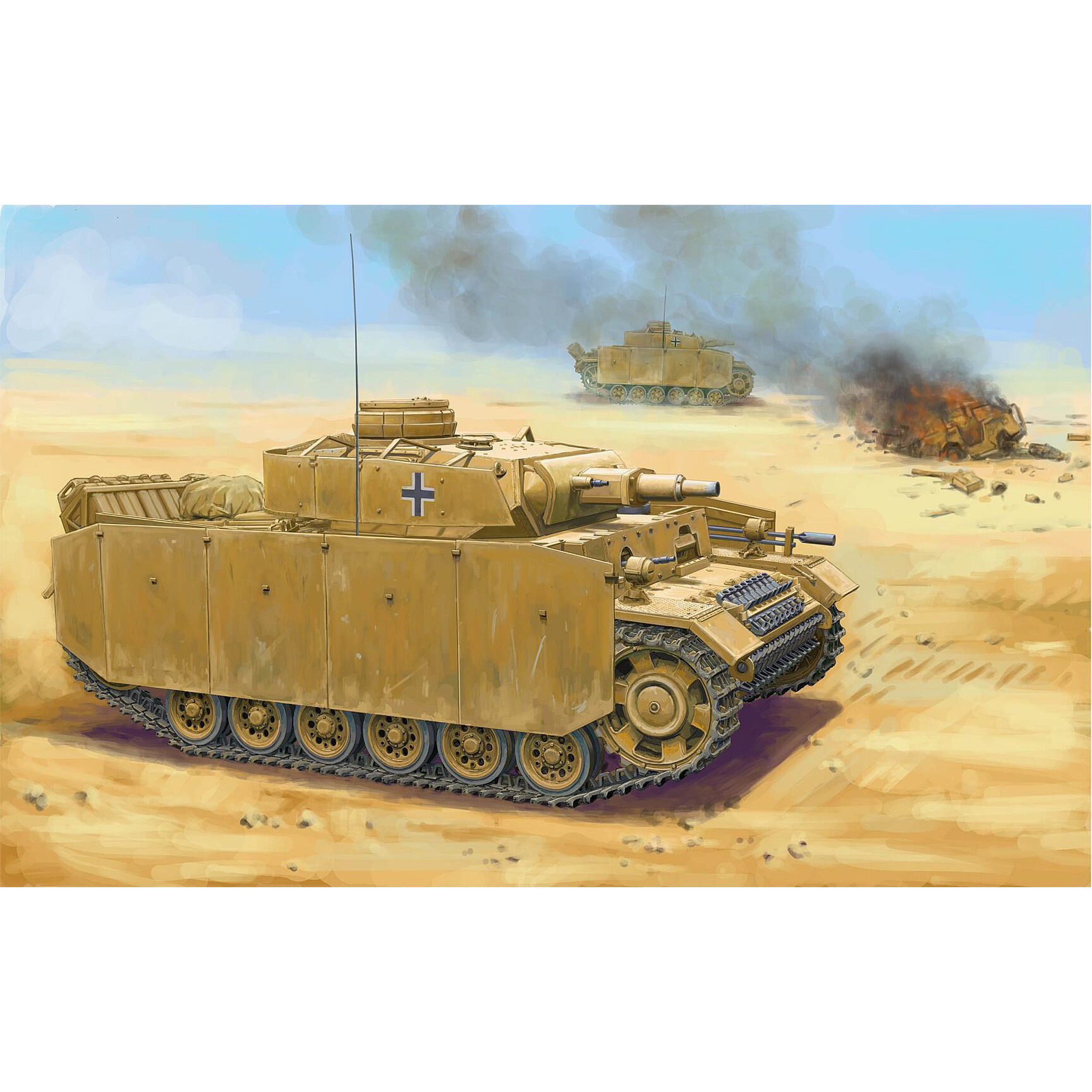 00956 Трубач 1/16 Немецкий средний танк Pz.Kpfw.III Ausf.N
