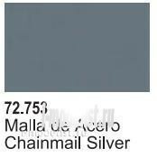 72753 Vallejo Кольчужное Серебро / Chainmail Silver