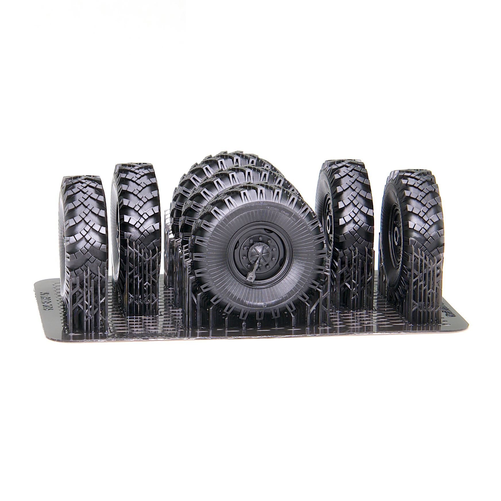 KL350066 Kraft Lab 1/35 Комплект колес в сборе с шинами ОИ-25 (Ранние)