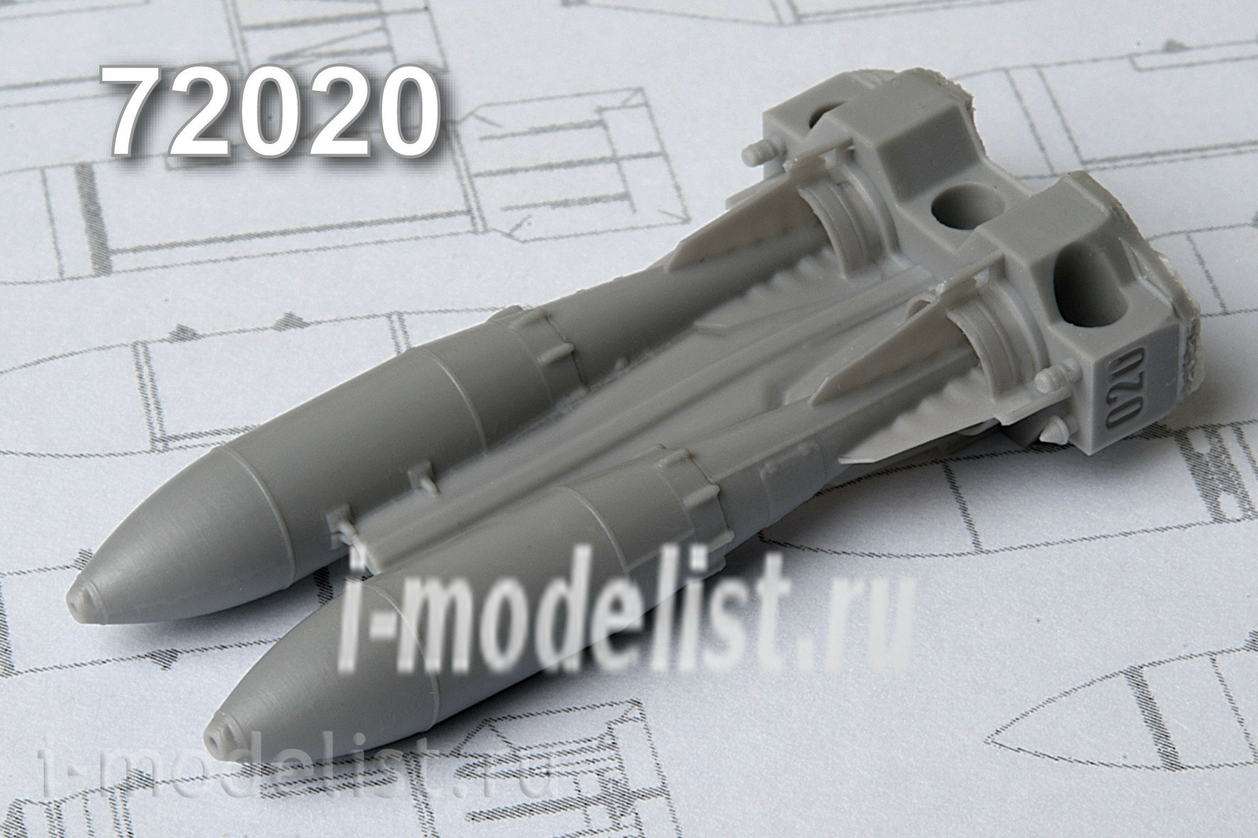 AMC72020 Advanced Modeling 1/72 ФАБ-500Т фугасная авиабомба калибра 500 кг (в комплекте две бомбы)