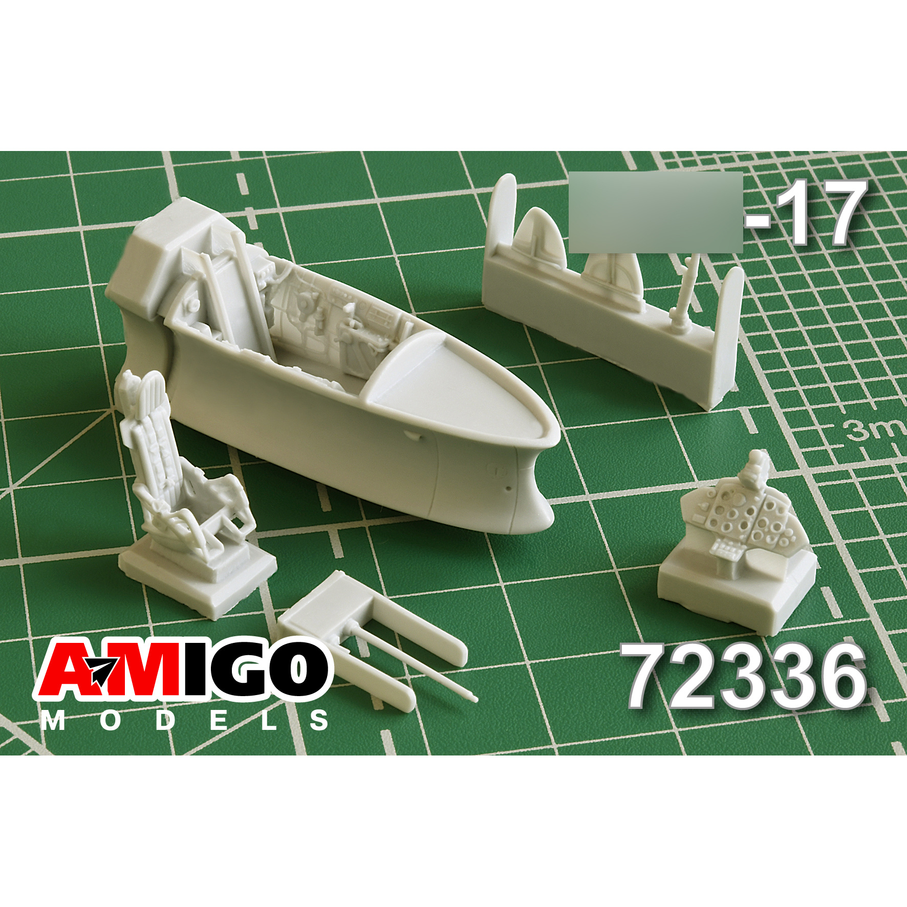 AMG72336 Amigo Models 1/72 Кабина самолёта для MiGG-17