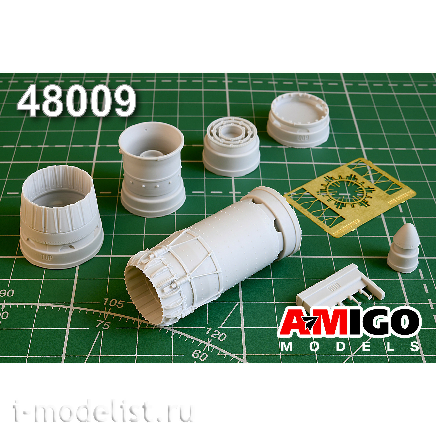 AMG48009 Amigo Models 1/48 МiGG-23МЛ, МiGG-23МЛД Реактивное сопло двигателя Р-35