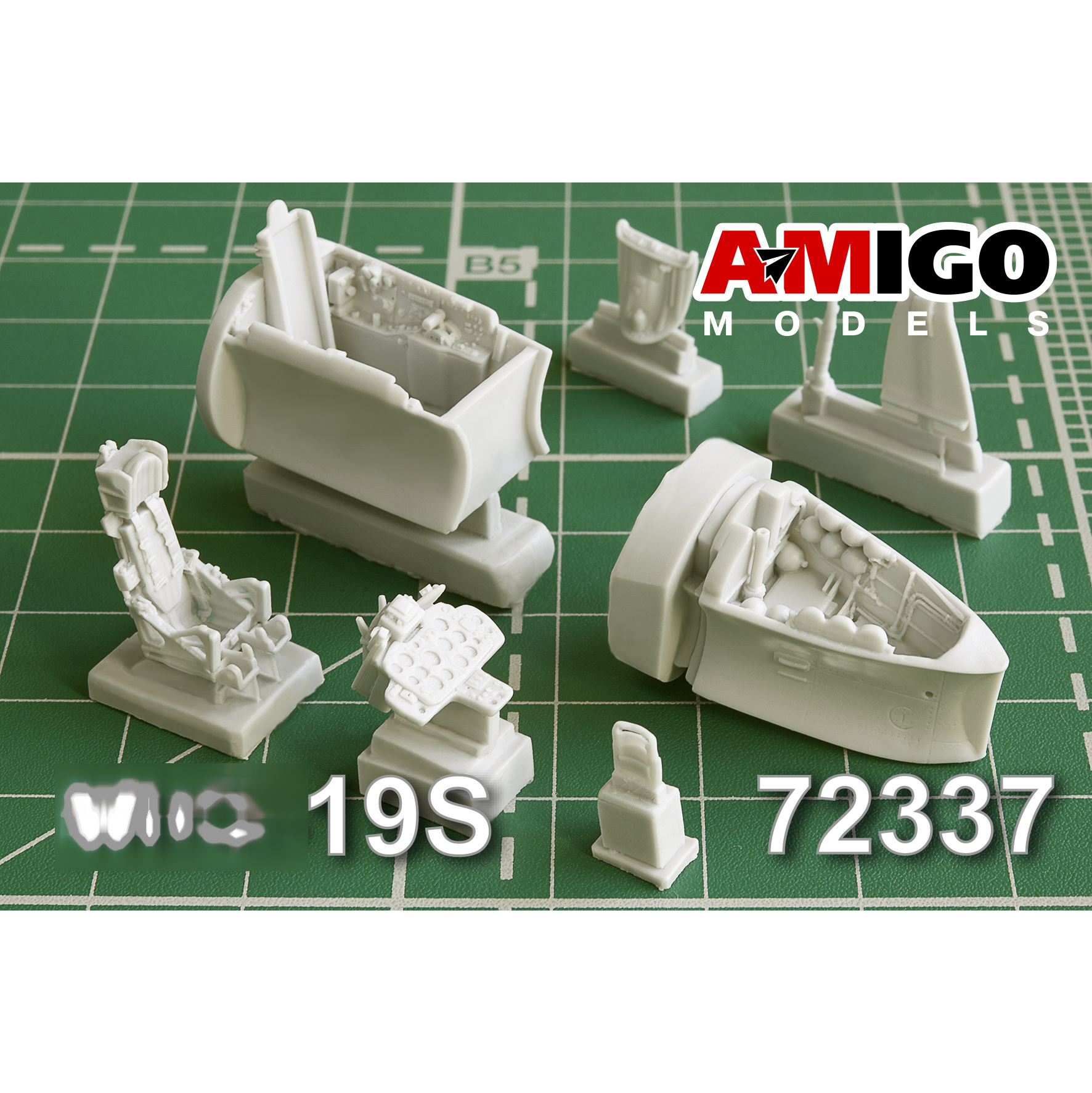 AMG72337 Amigo Models 1/72 Кабина самолёта MiGG-19С
