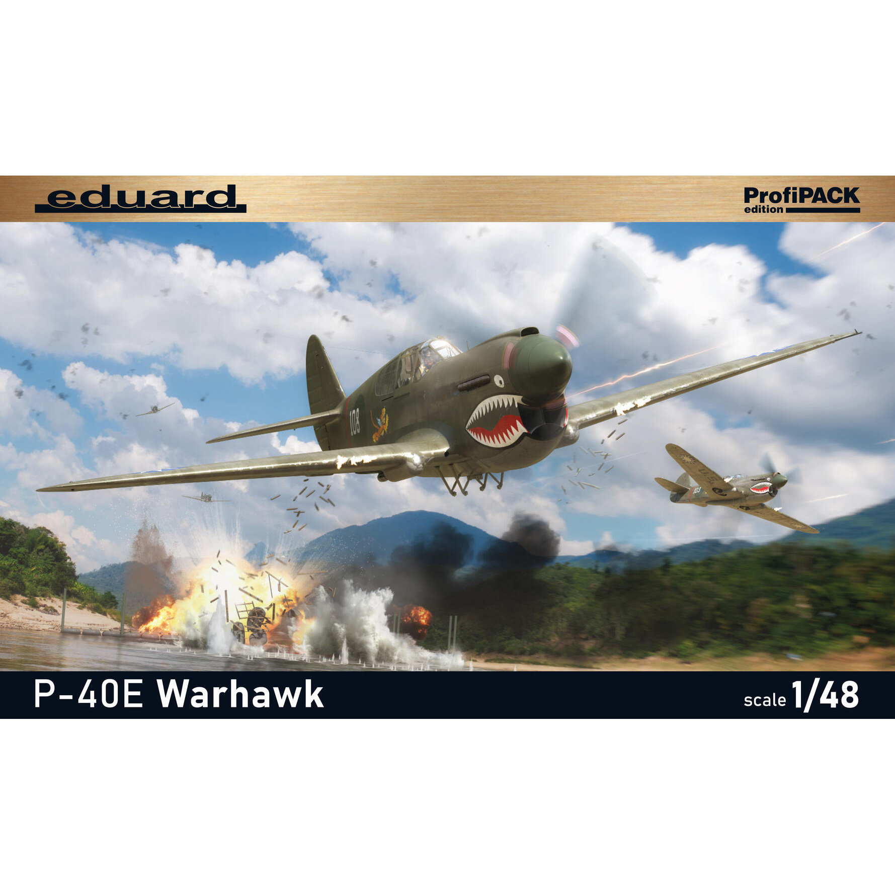 82241 Eduard 1/48 Американский истребитель P-40E Warhawk (ProfiPACK)