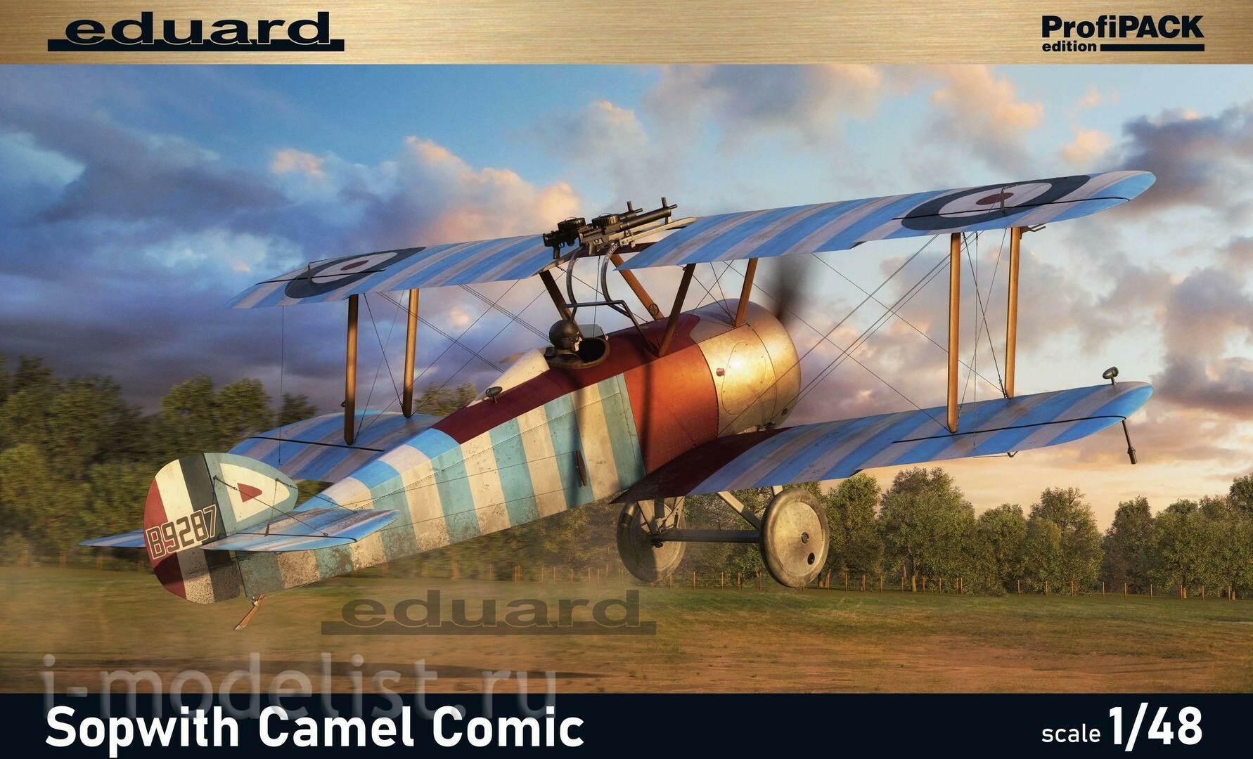 82175 Eduard 1/48 Истребитель Sopwith Camel Comic версия ProfiPACK