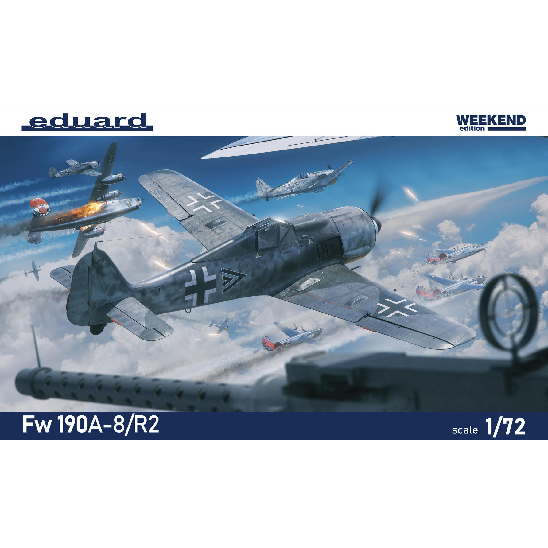 7467 Eduard 1/72 Немецкий истребитель Fw 190A-8/ R2 (Weekend)