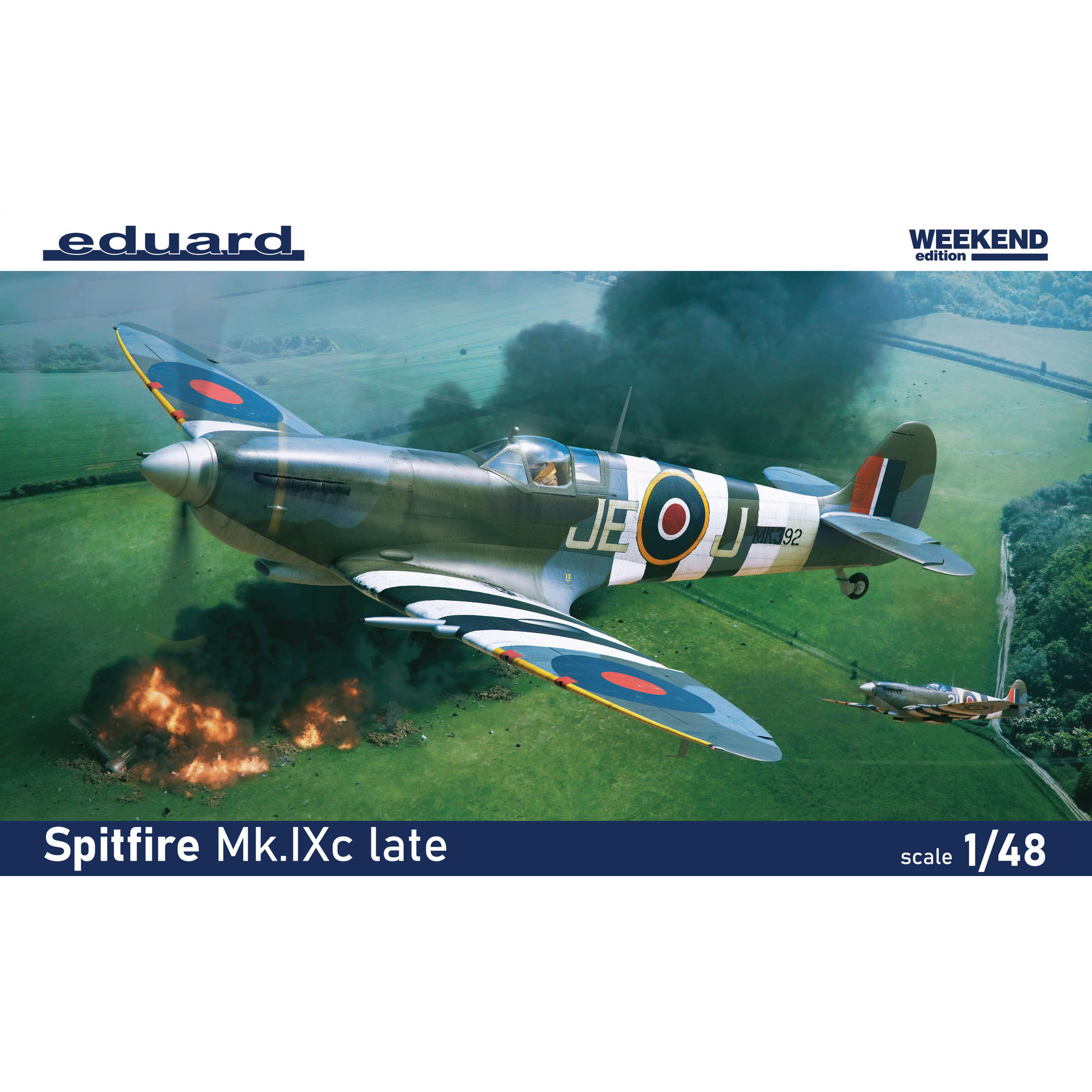 84199 Eduard 1/48 Британский истребитель Spitfire Mk. IXc поздний (Weekend)