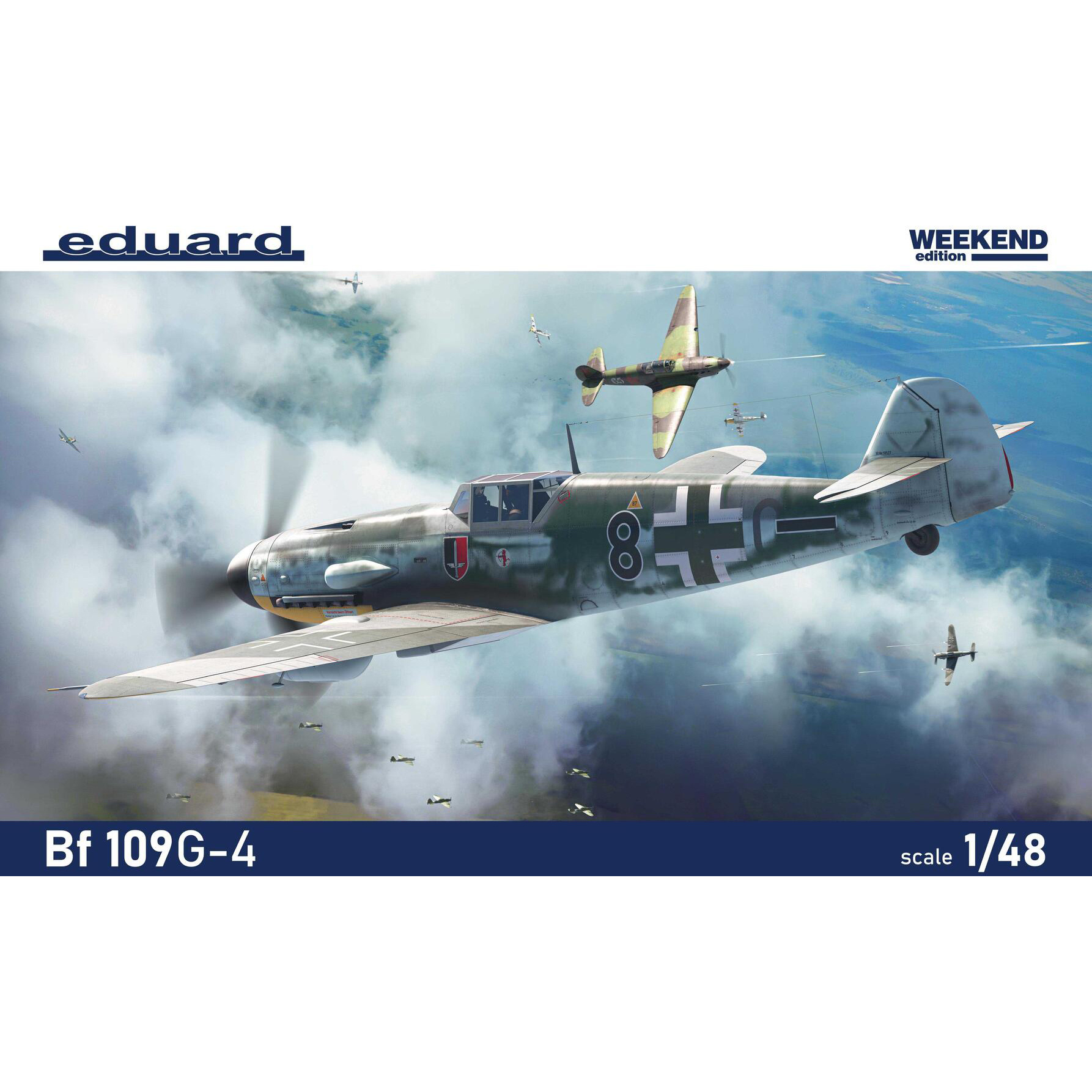 84203 Eduard 1/48 Немецкий истребитель Bf 109G-4 (Weekend)