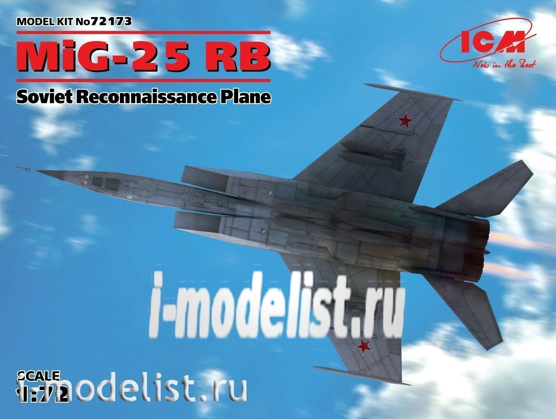 72173 ICM 1/72 МuГ-25РБ, Советский самолет-разведчик