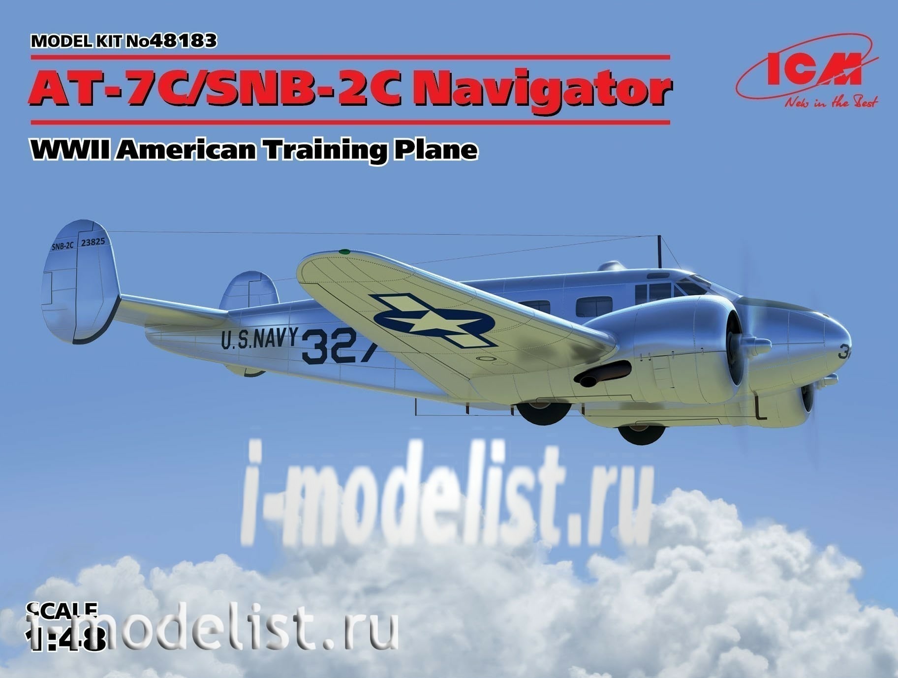 48183 ICM 1/48 AT-7C/SNB-2C Navigator, WWII American Training Plane
