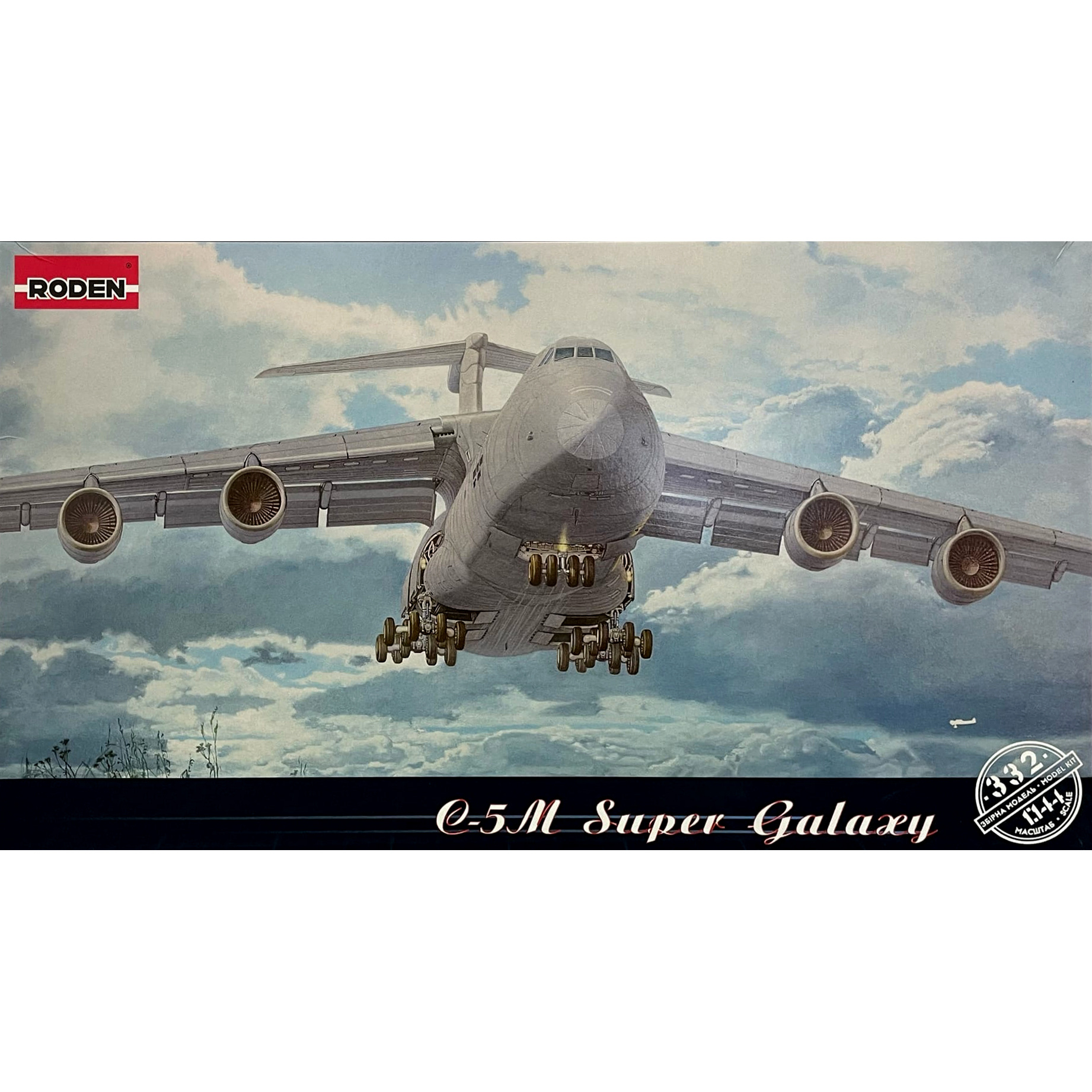 332 Roden 1/144 Самолёт C-5M Super Galaxy
