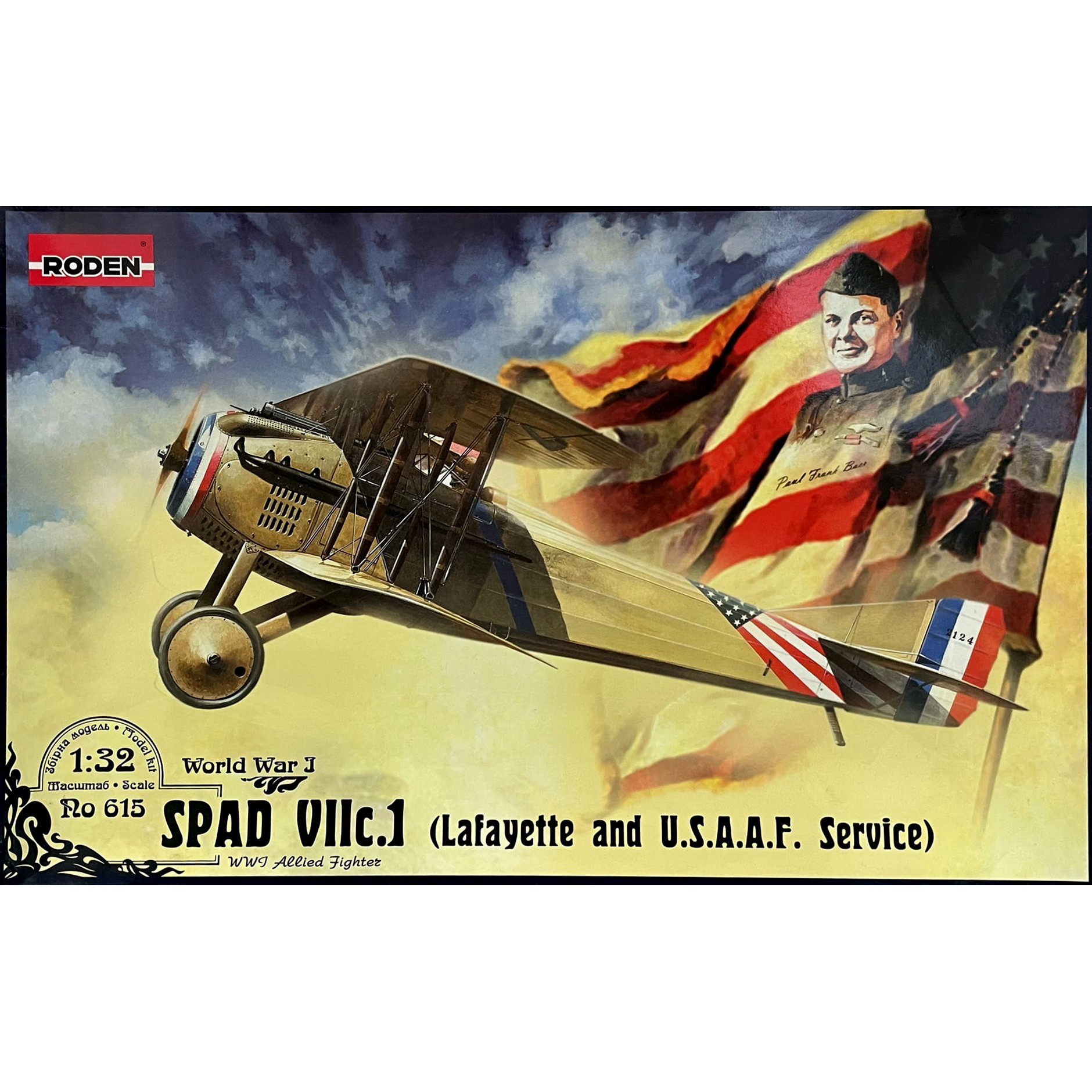 615 Roden 1/32 Spad Viic.1 (Lafayette and U.S.A.A.F. Service)