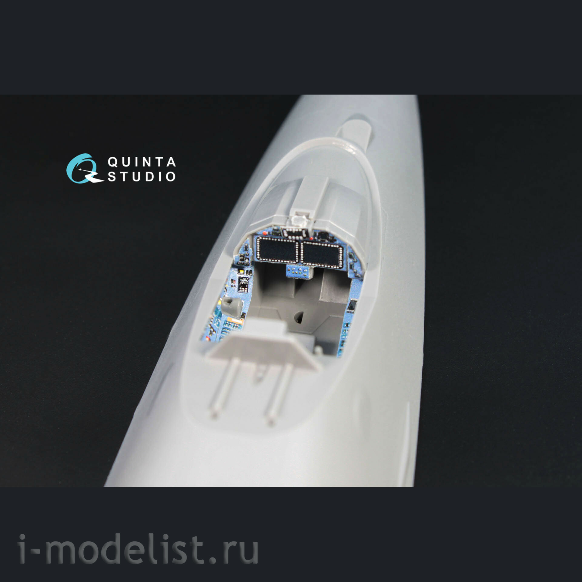 QD72004 Quinta Studio 1/72 3D Декаль интерьера кабины Су-57 (для модели Звезда 7319) (серые и голубые панели) (перевыпуск QD720