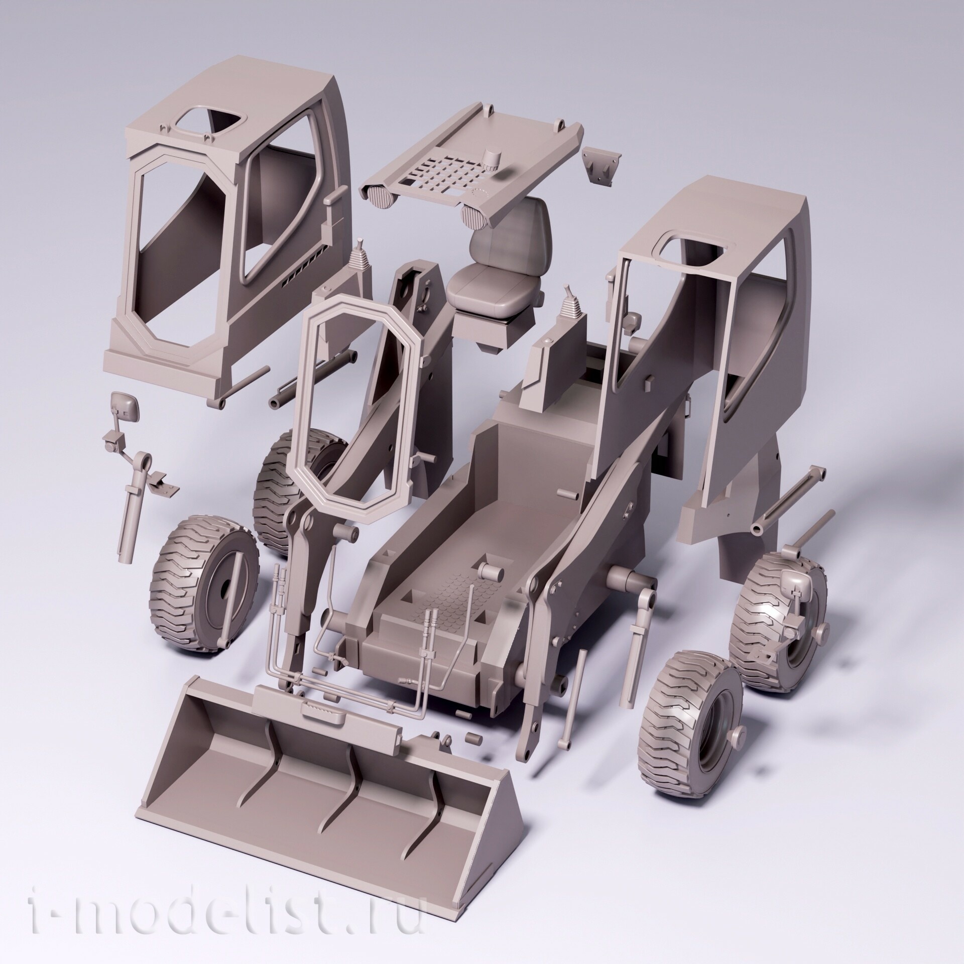 33М2 33 Модели 1/35 Универсальный мини-погрузчик с бортовым поворотам