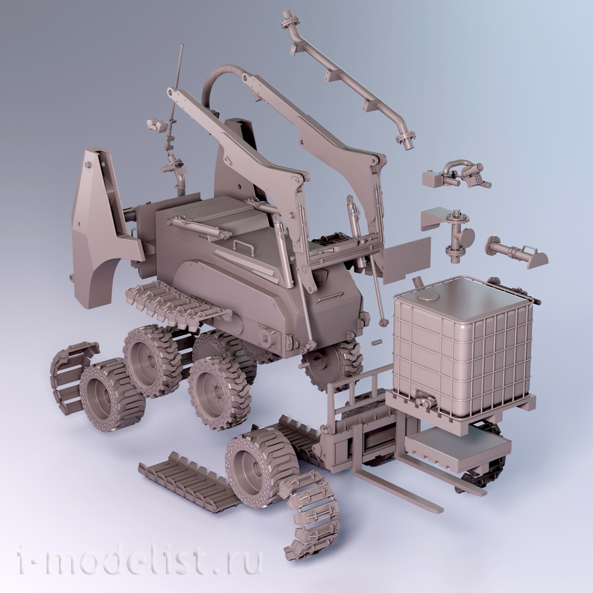 33М4 33 Модели 1/35 Роботизированный комплекс для тушения пожаров Ант-1000ПМ