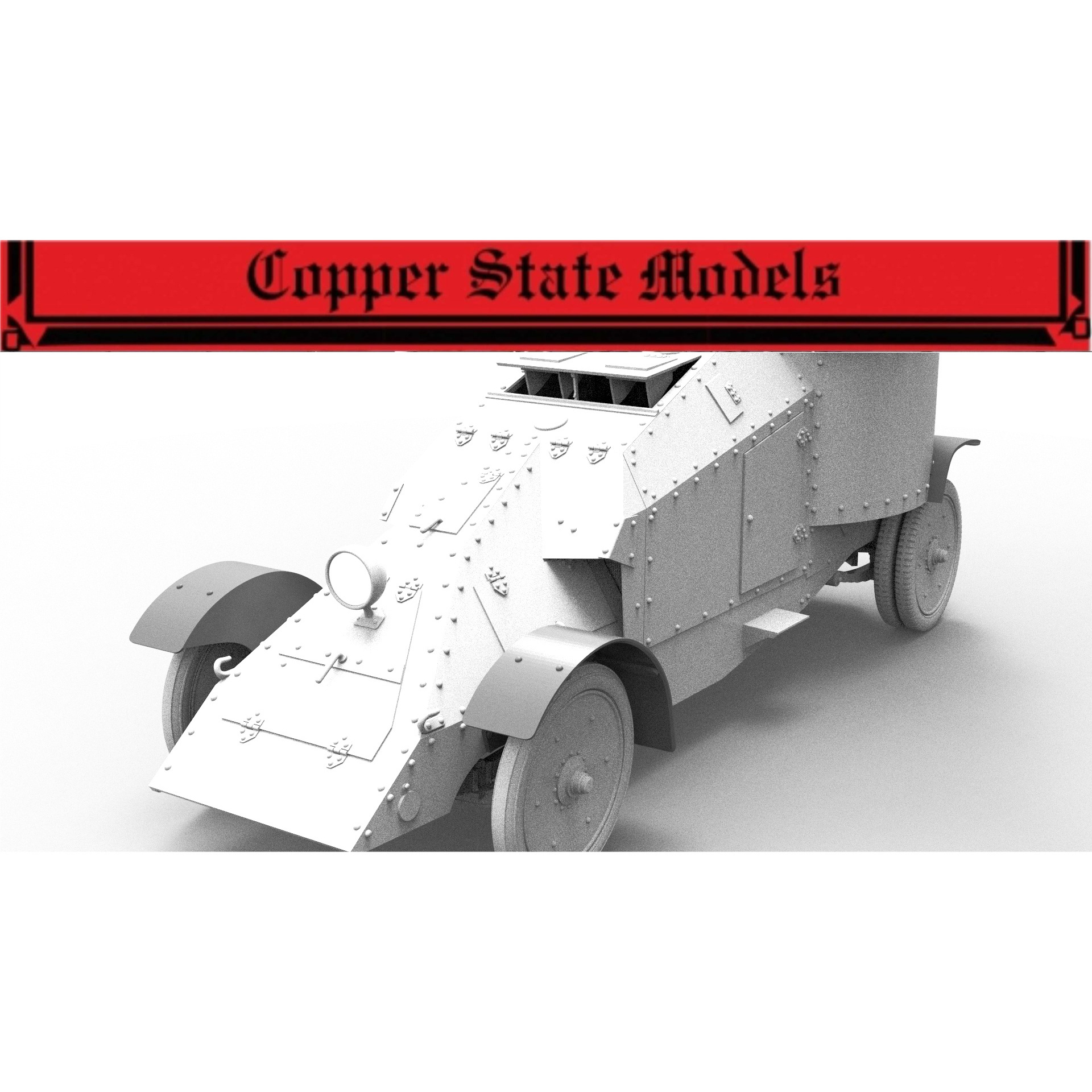 A35-073 Copper State Models 1/35 Крылья бронеавтомобиля Мгебров-Р