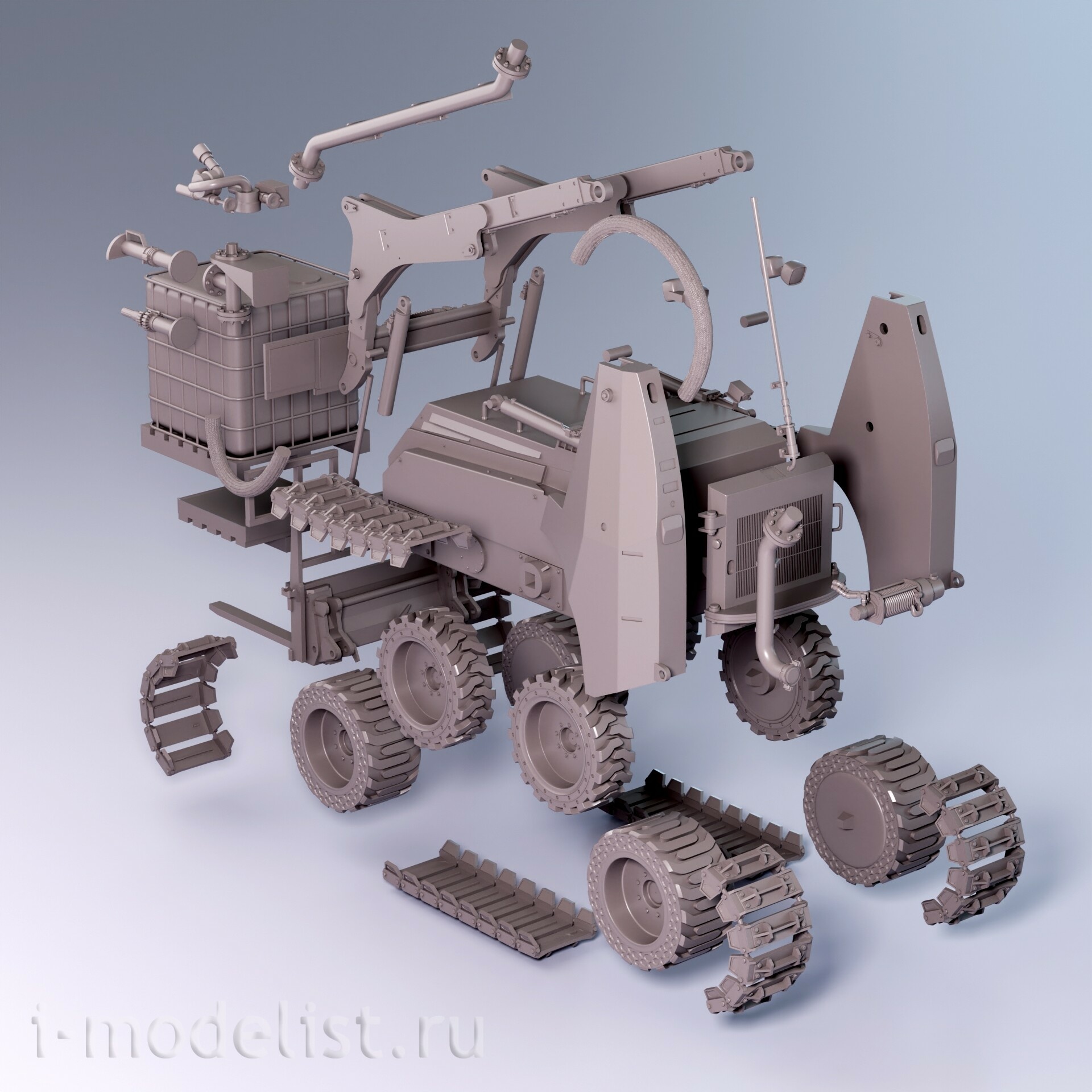 33М4 33 Модели 1/35 Роботизированный комплекс для тушения пожаров Ант-1000ПМ
