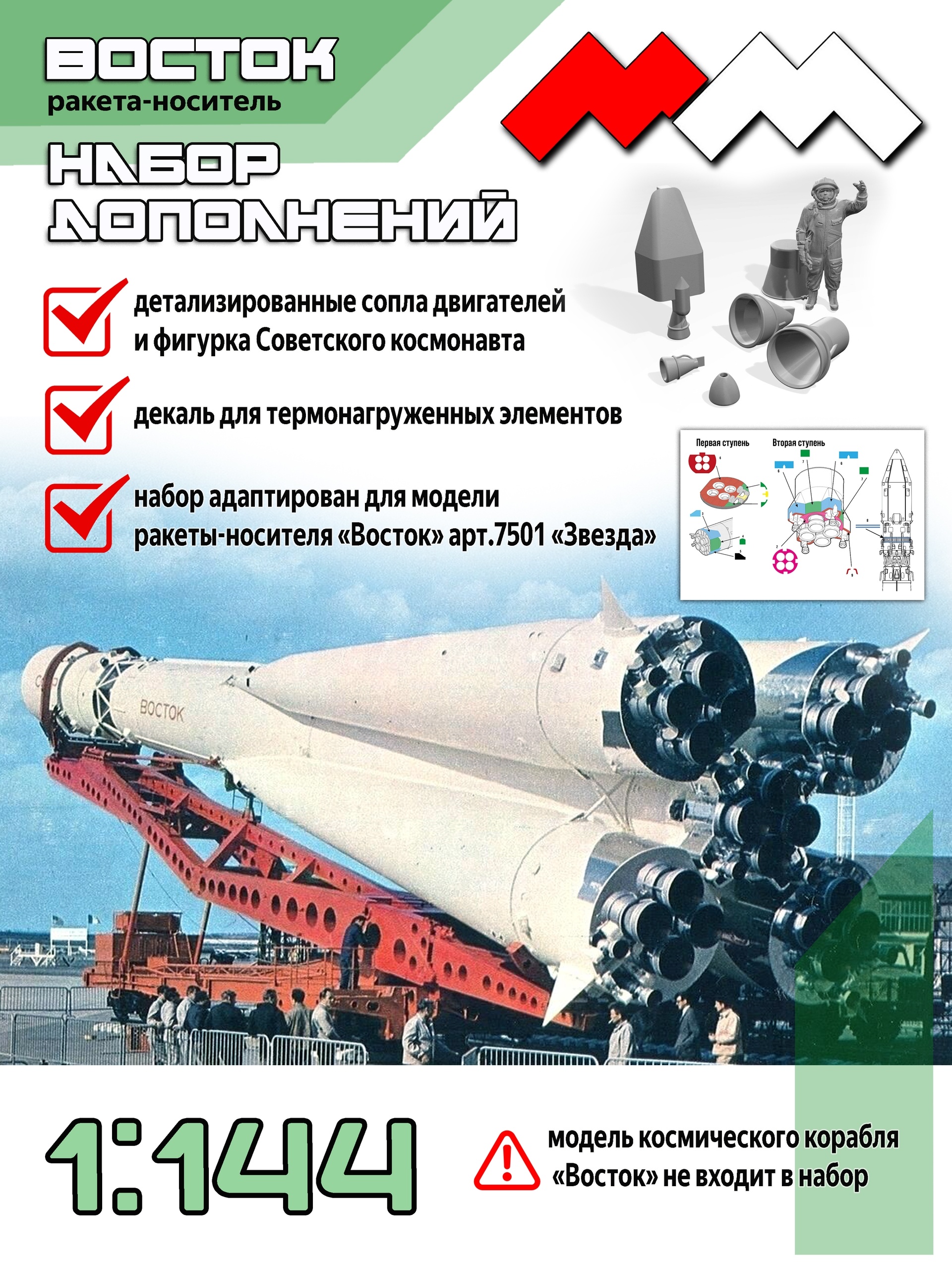 ММ14411 Моя Модель 1/144 Набор дополнений 