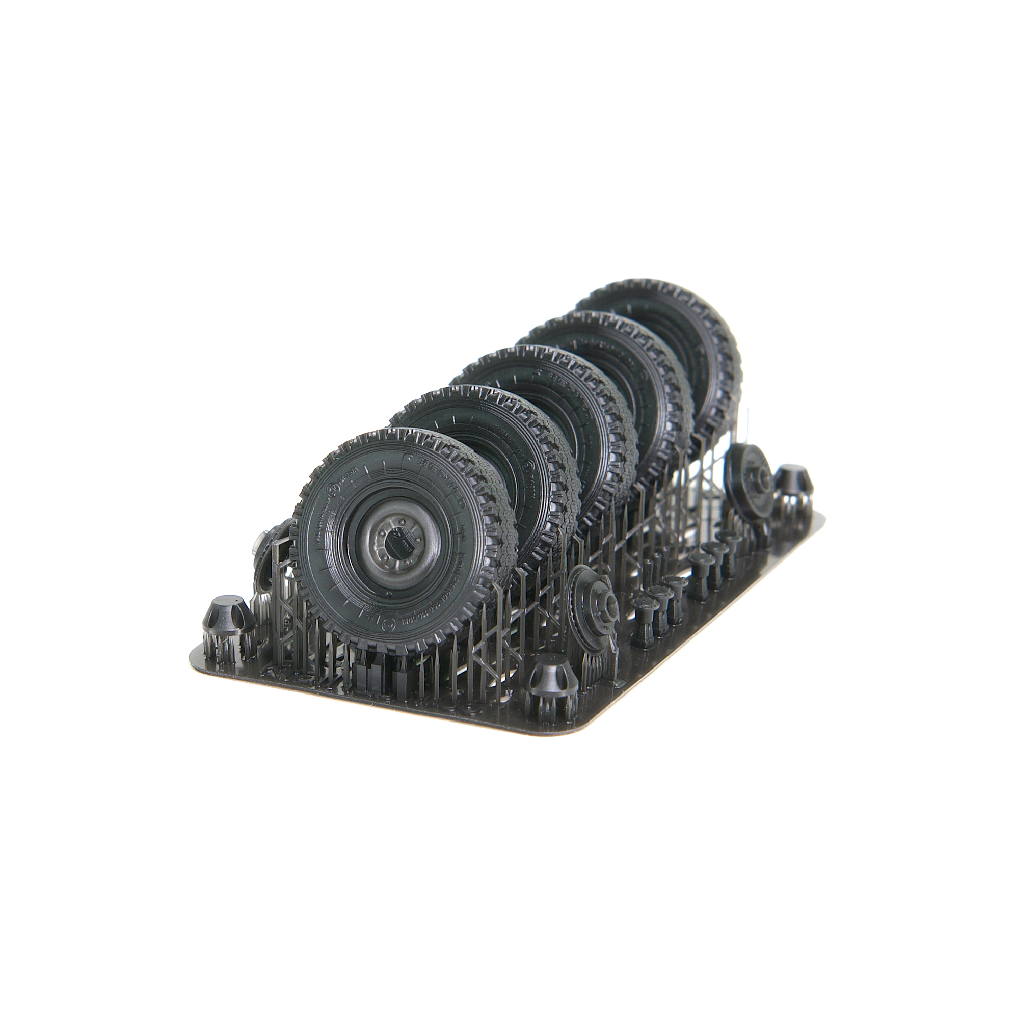 KL350056 Kraft Lab 1/35 Комплект колёс в сборе с шинами ЯИ-357 