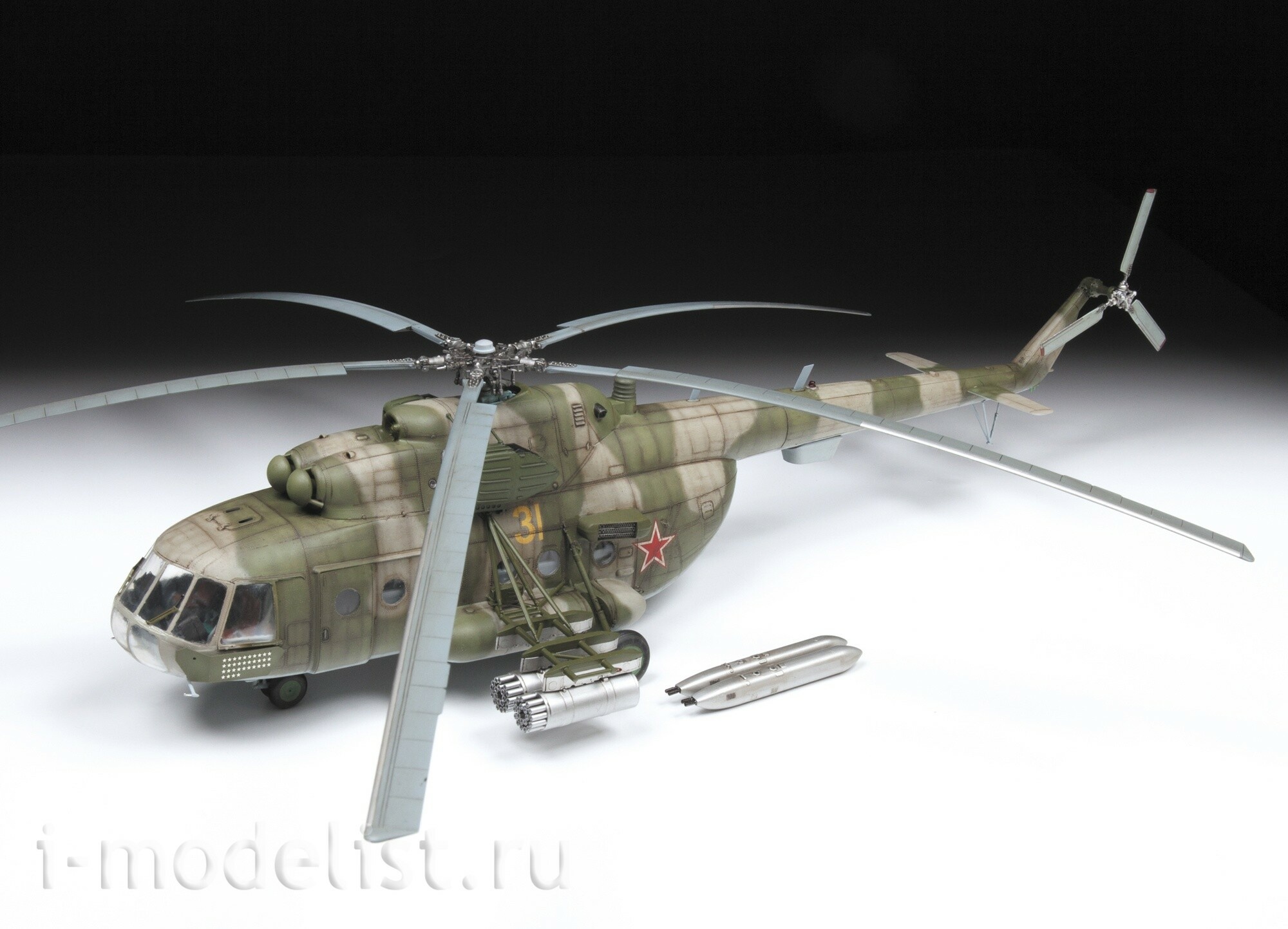 4828 Звезда 1/48 Советский многоцелевой вертолёт Ми-8МТ