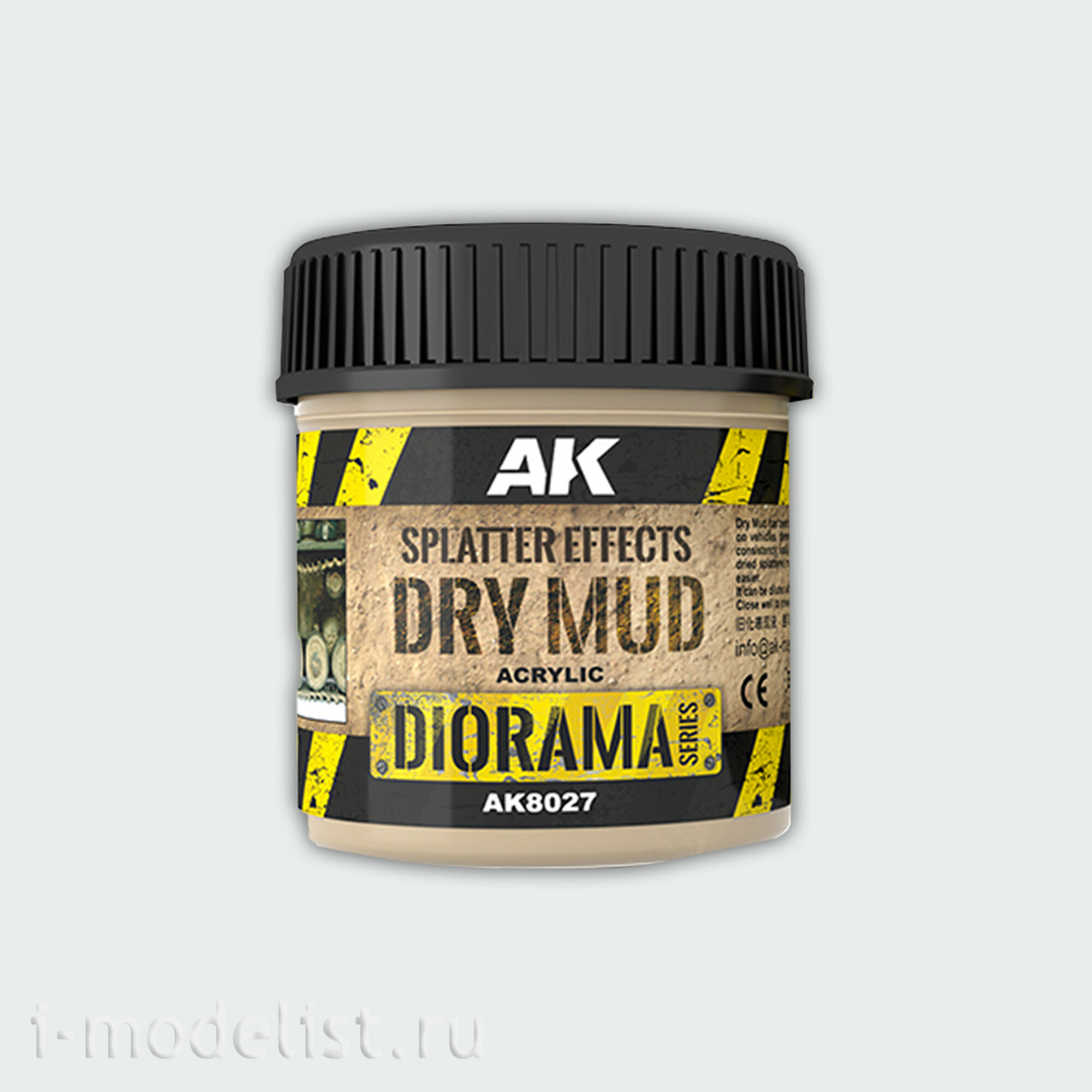 AK8027 AK Interactive Splatter Effects Dry Mud 100ml (Эффект брызг, сухая грязь)