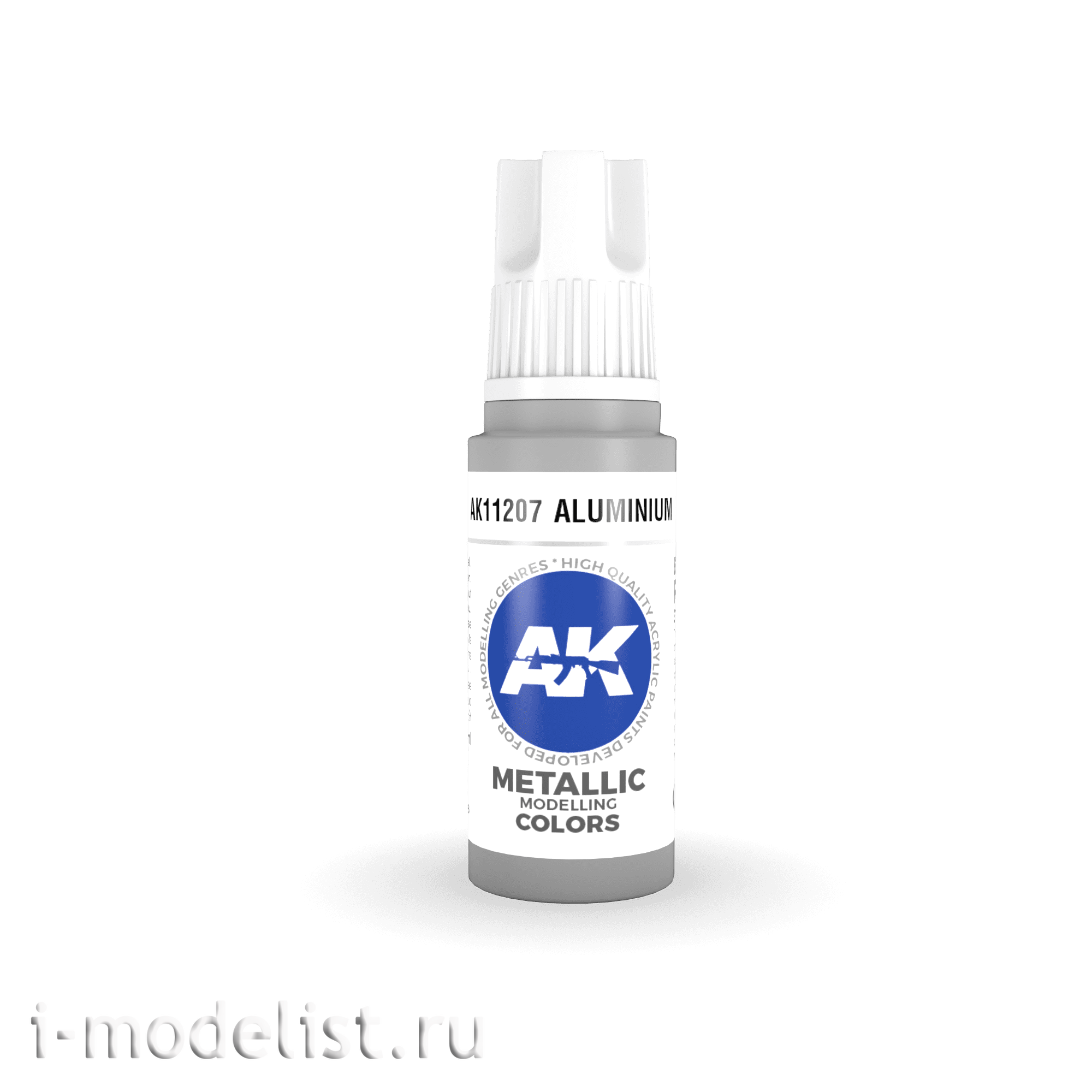 AK11207 AK Interactive Краска акриловая 3rd Generation алюминий, 17 мл