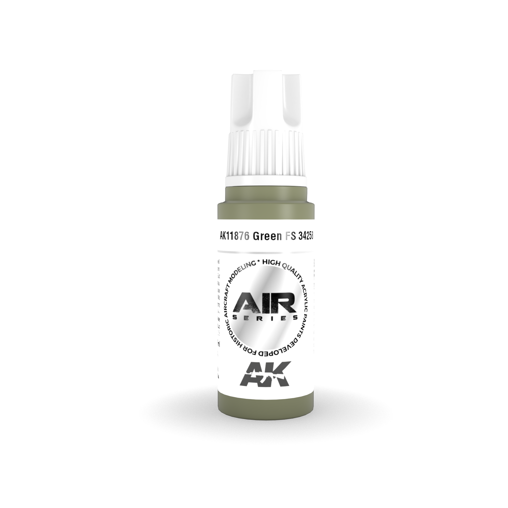 AK11876 AK Interactive Краска акриловая GREEN FS 34258 / ЗЕЛЕНЫЙ