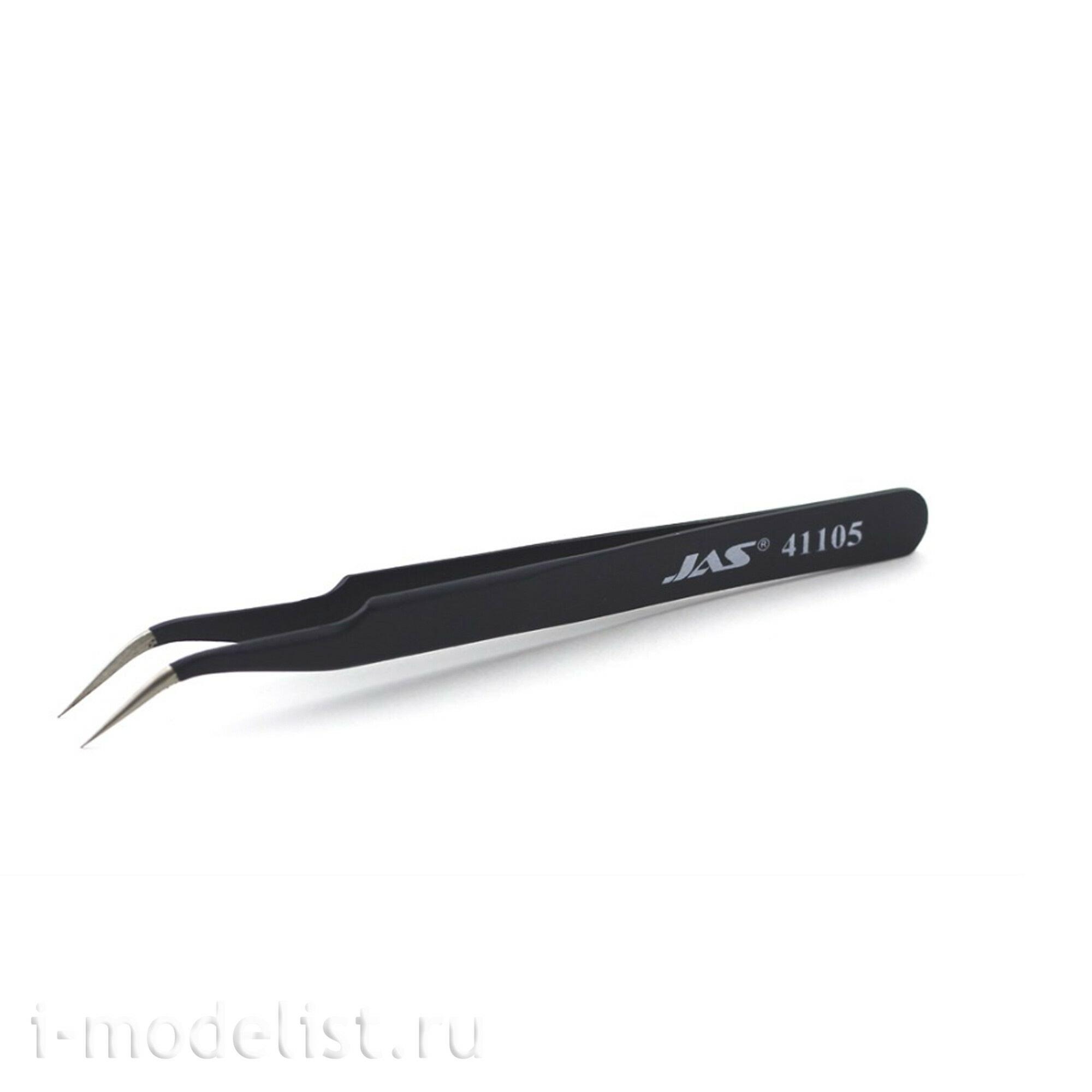 41105 JAS Пинцет изогнутый 120 мм