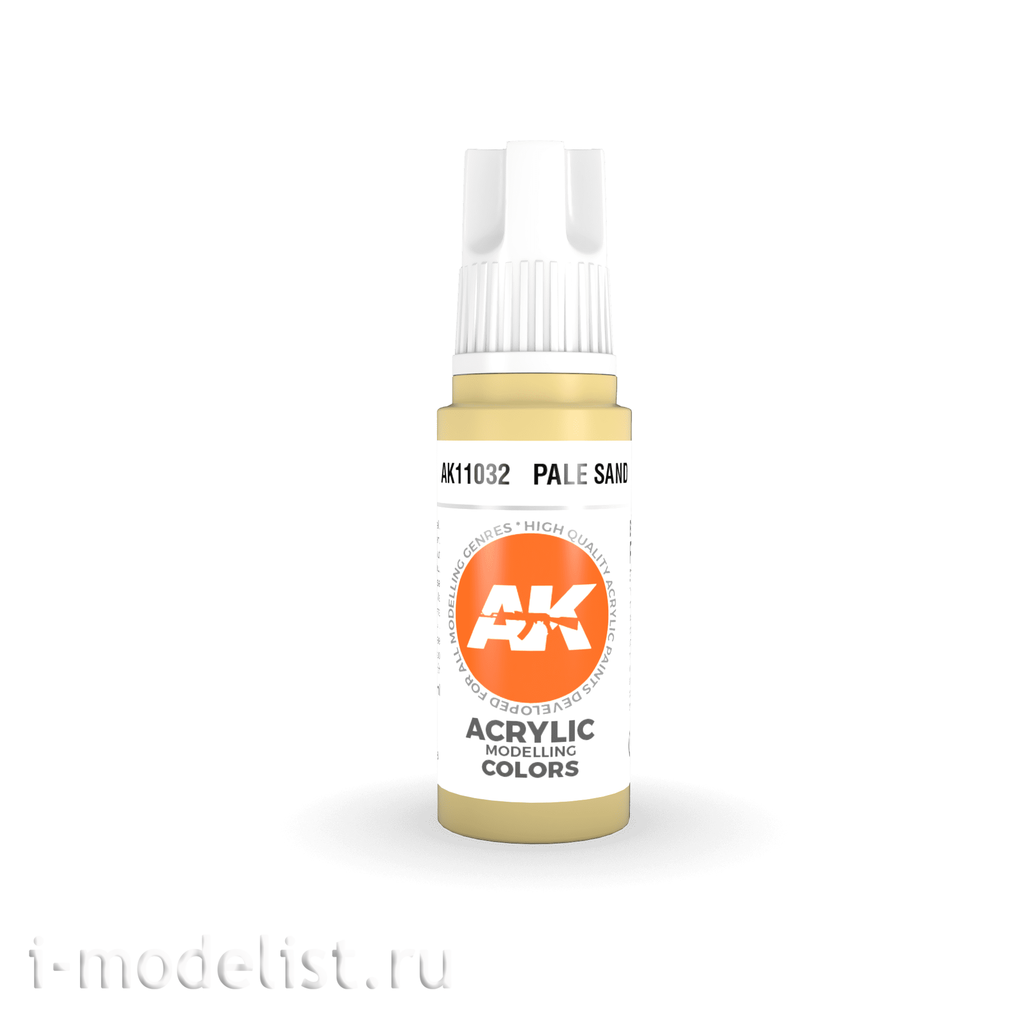AK11032 AK Interactive Краска акриловая 3rd Generation Pale Sand 17ml / Песчаный бледный
