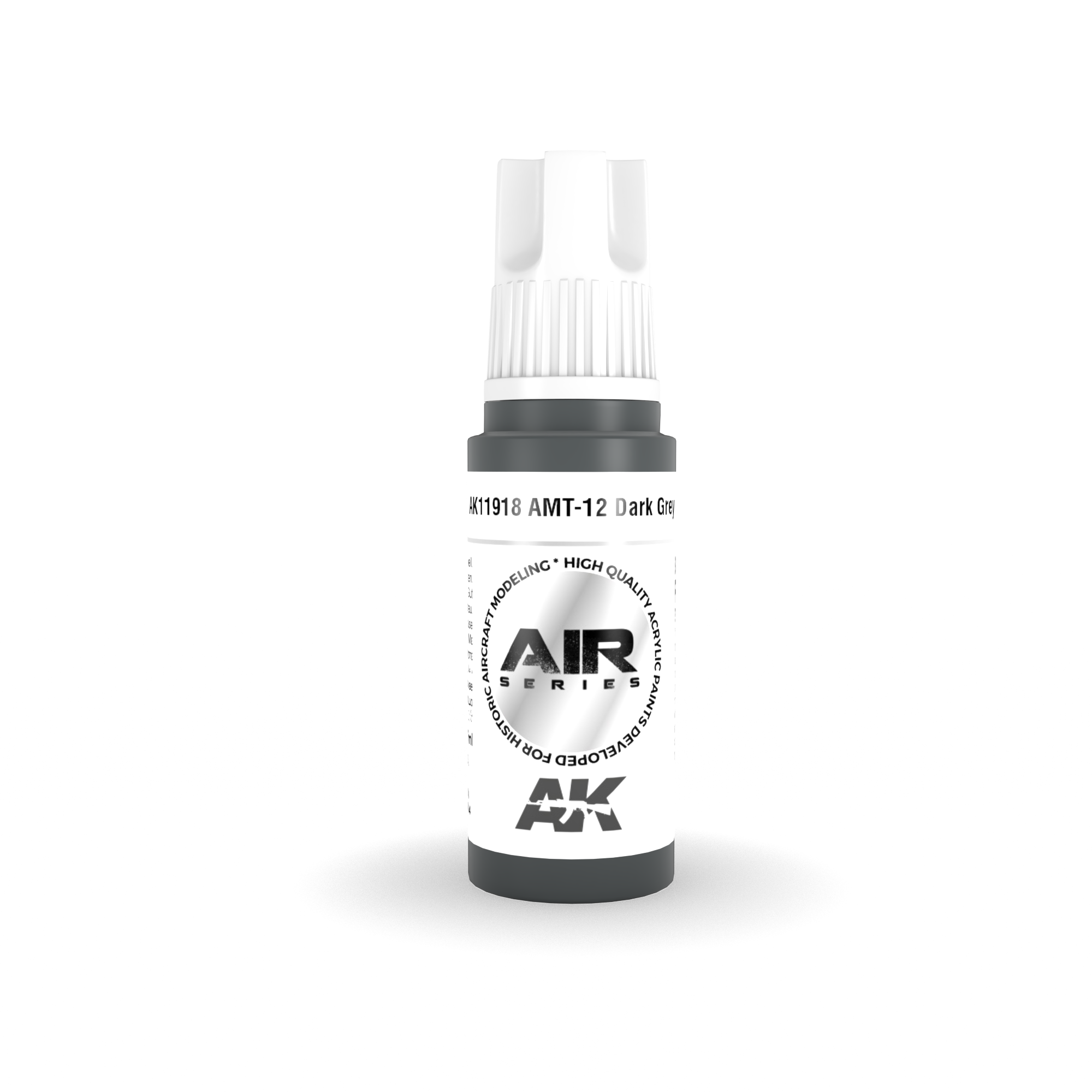 AK11918 AK Interactive Краска акриловая AMT-12 DARK GREY / ТЕМНО-СЕРЫЙ