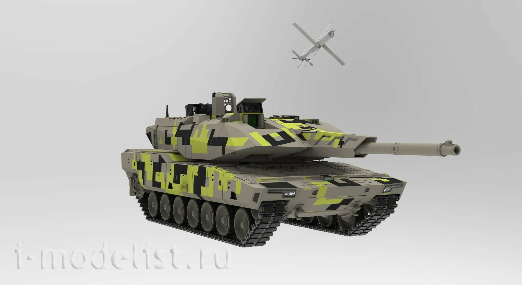 35A047 Amusing Hobby 1/35 Немецкий основной боевой танк KF-51 Panther