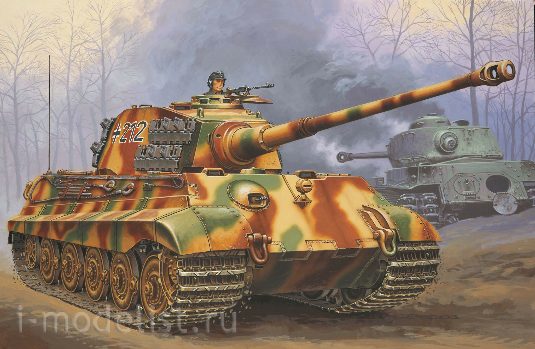 03129 Revell 1/72 Танк Tiger II Ausf. B