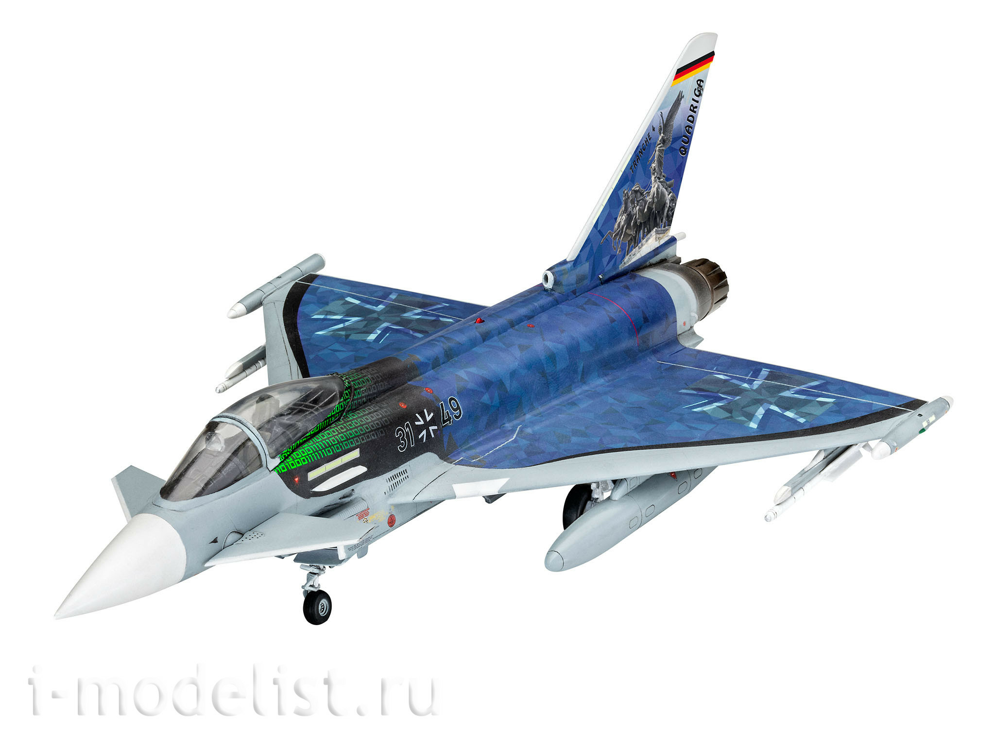 03843 Revell 1/72 Истребитель Eurofighter 
