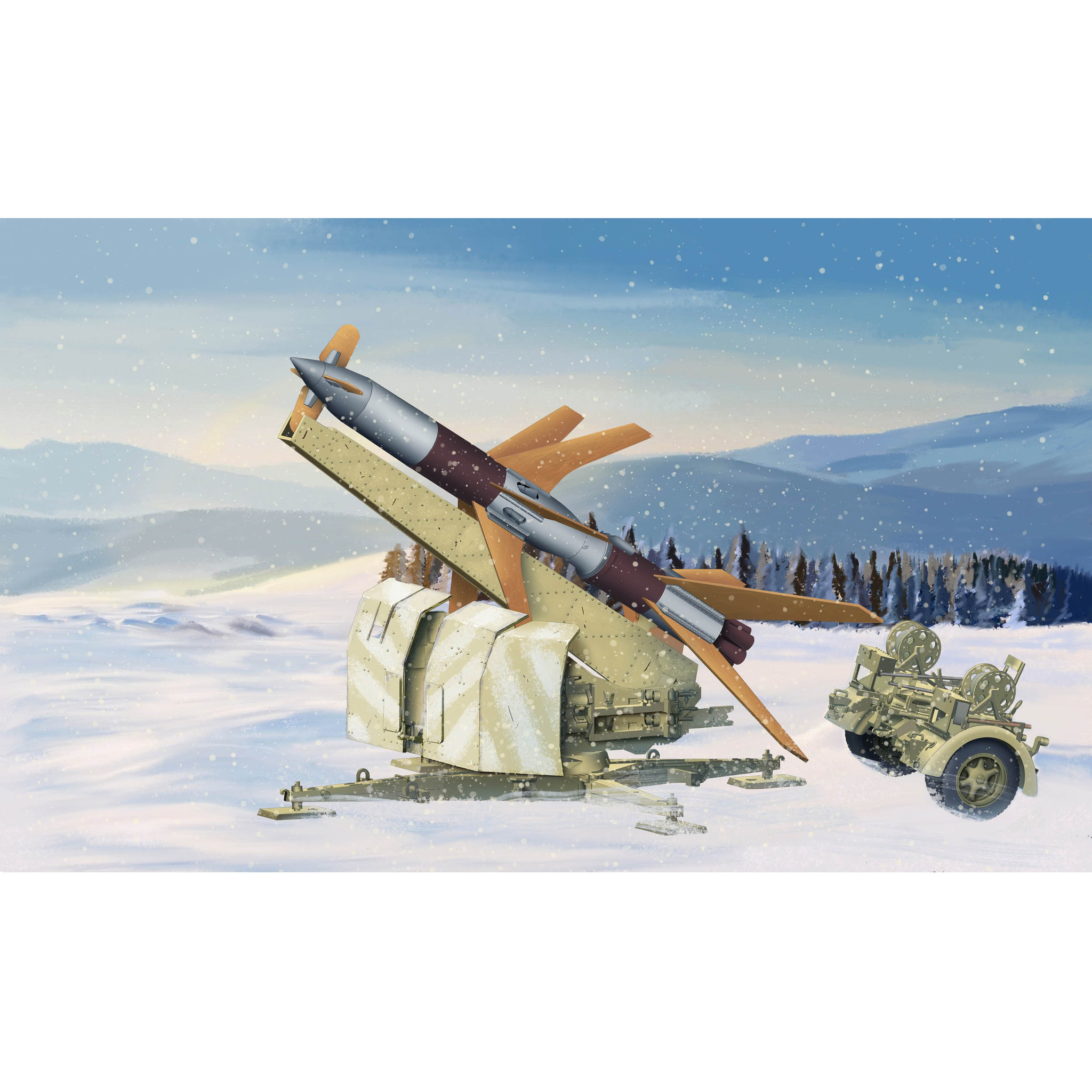 02357 Трубач 1/35 German Flakrakete Rheintochter I