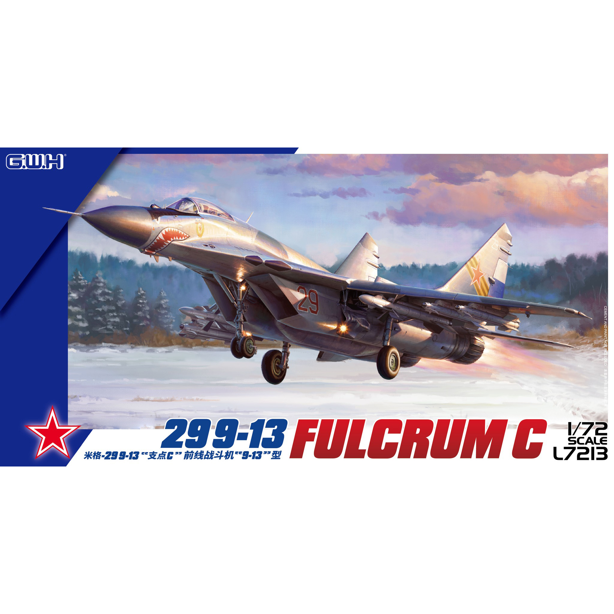 L7213 Great Wall Hobby 1/72 Истребитель М-29 9-13 